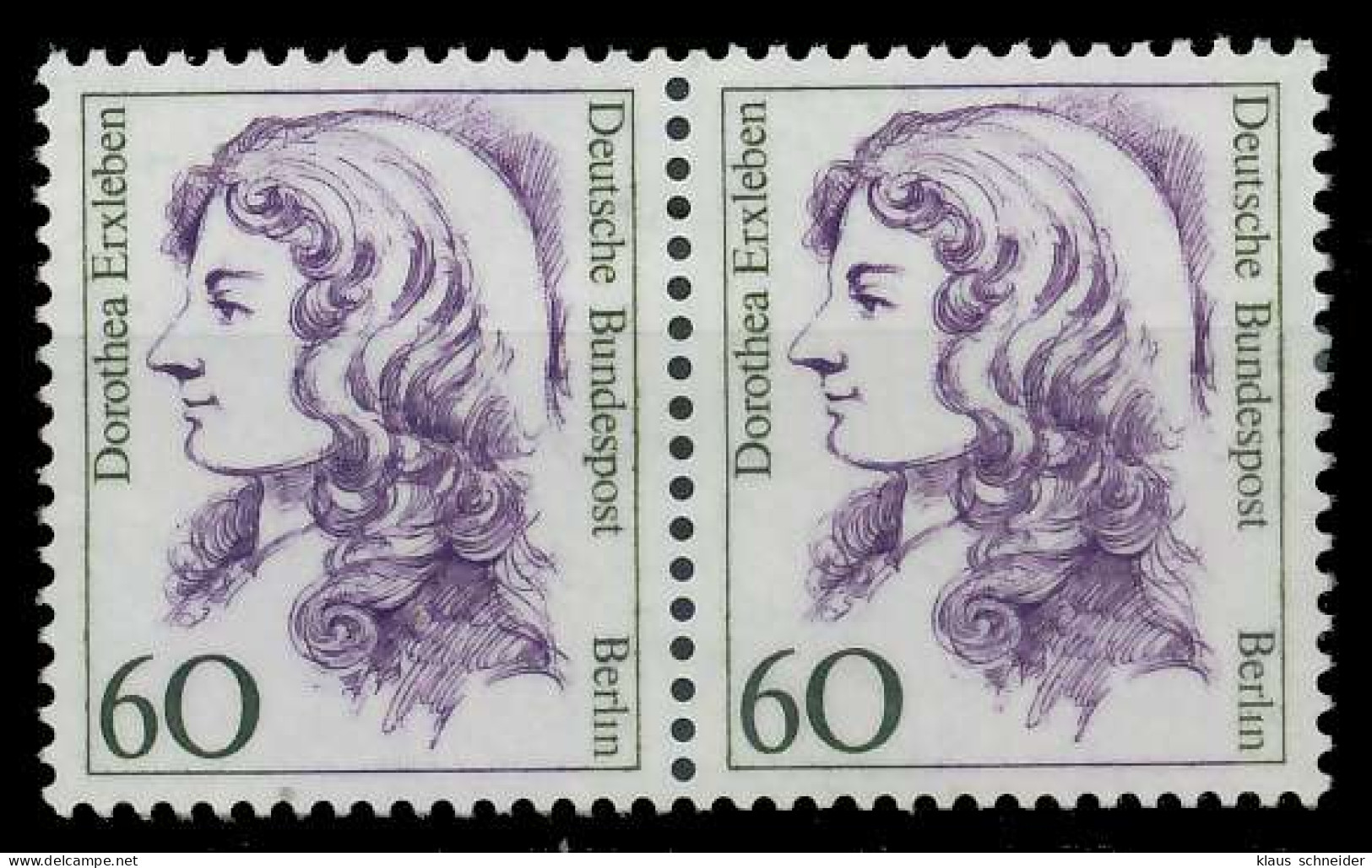 BERLIN DS FRAUEN Nr 824 Postfrisch WAAGR PAAR X8F918A - Unused Stamps