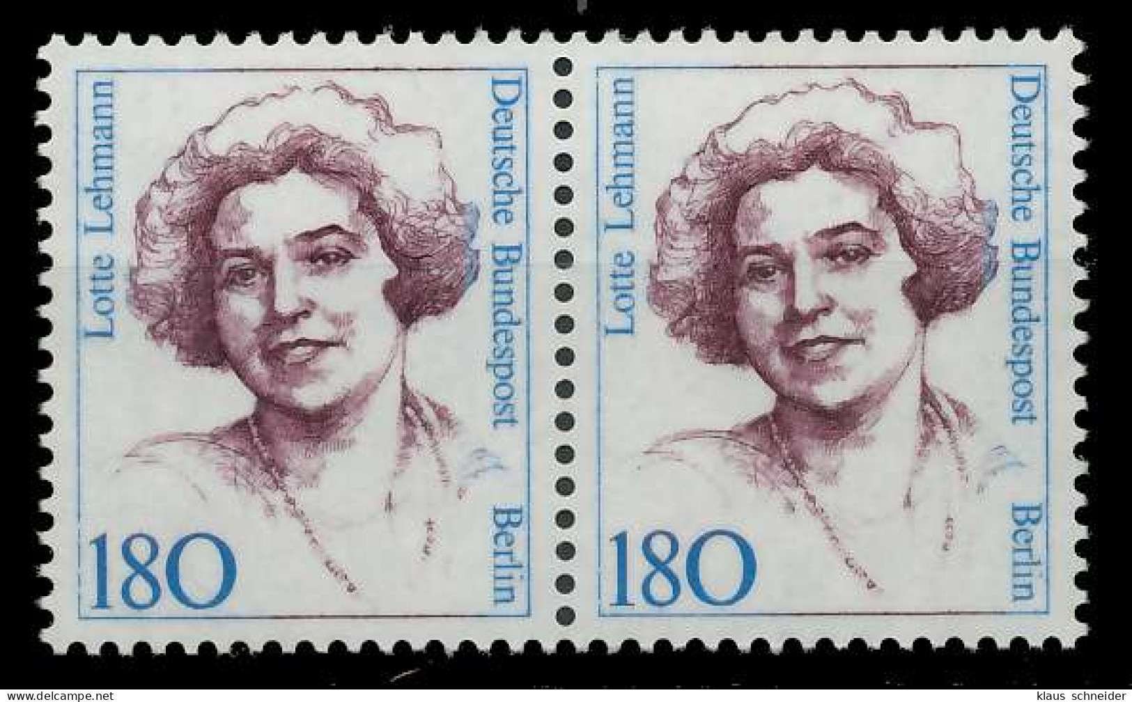 BERLIN DS FRAUEN Nr 844 Postfrisch WAAGR PAAR X8F9196 - Unused Stamps