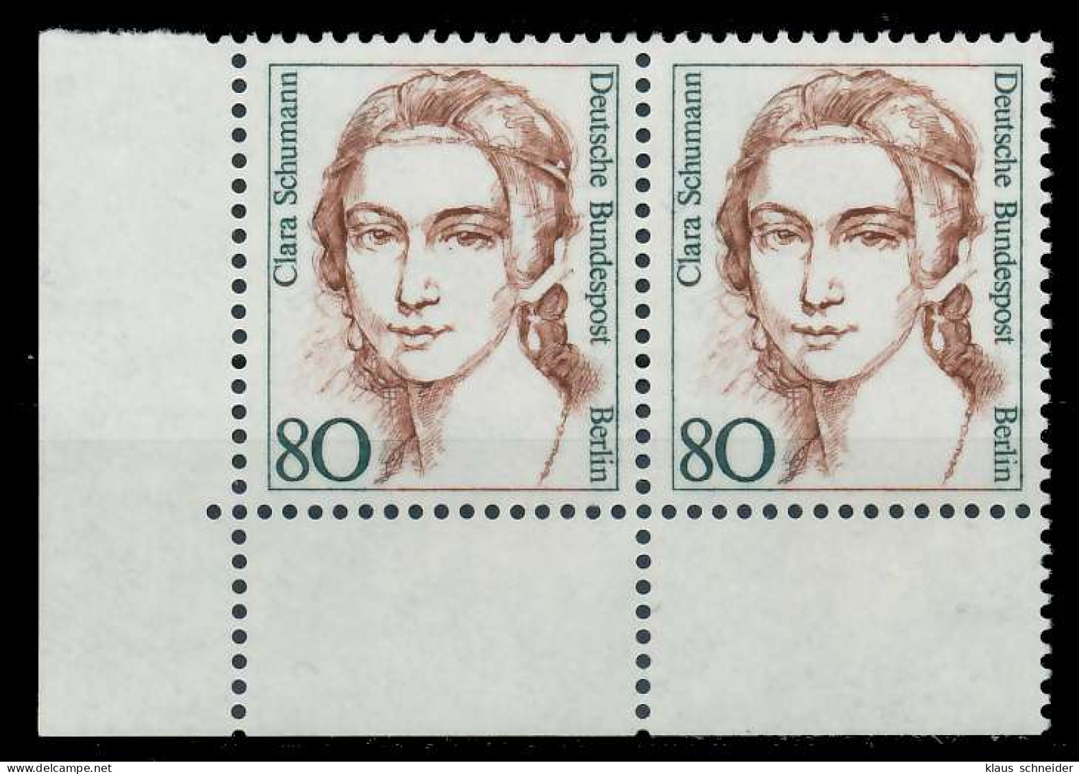 BERLIN DS FRAUEN Nr 771 Postfrisch WAAGR PAAR ECKE-ULI X8F9262 - Unused Stamps