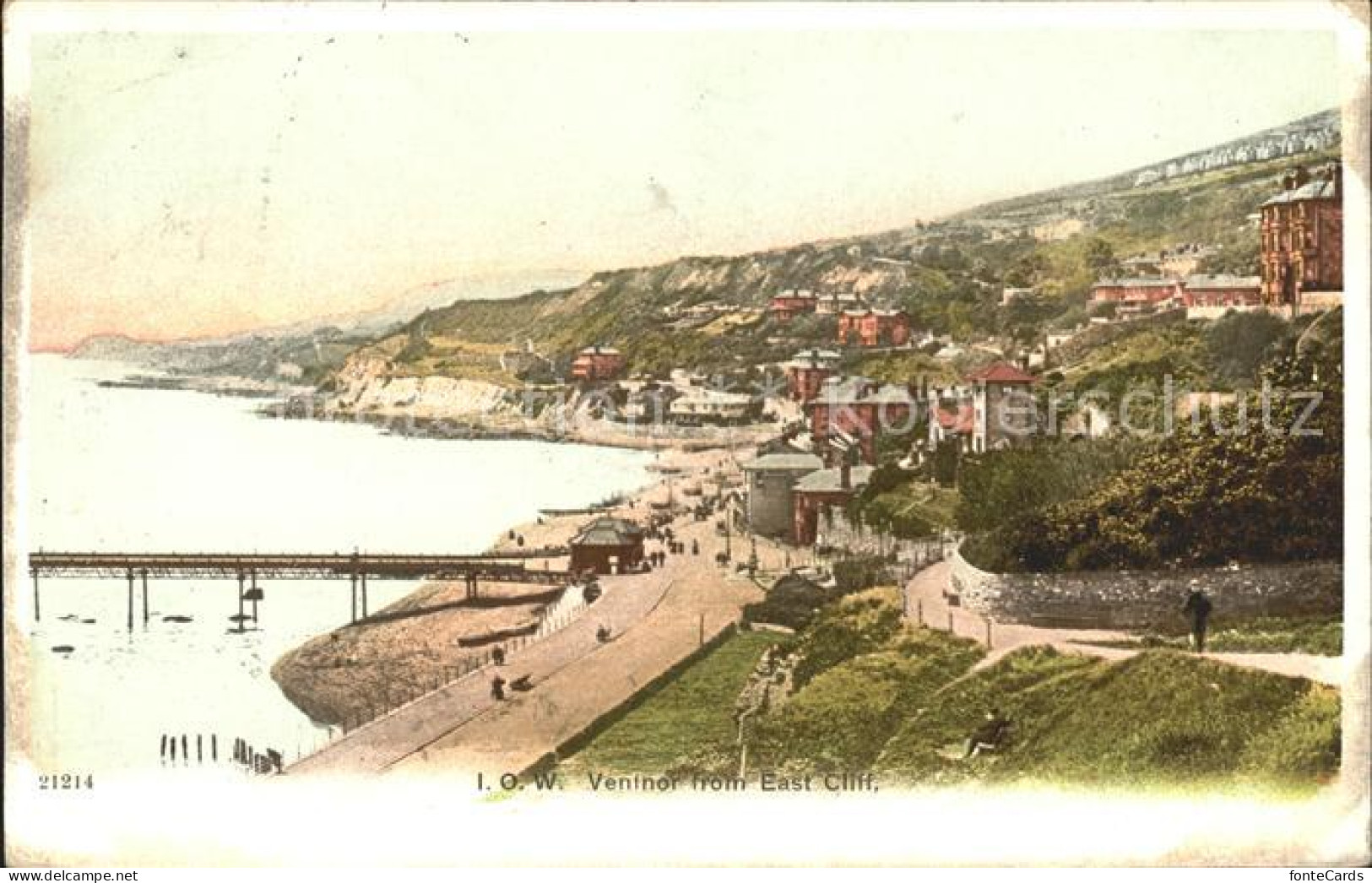 11777305 Ventnor Isle Of Wight View From East Cliff Shanklin - Sonstige & Ohne Zuordnung