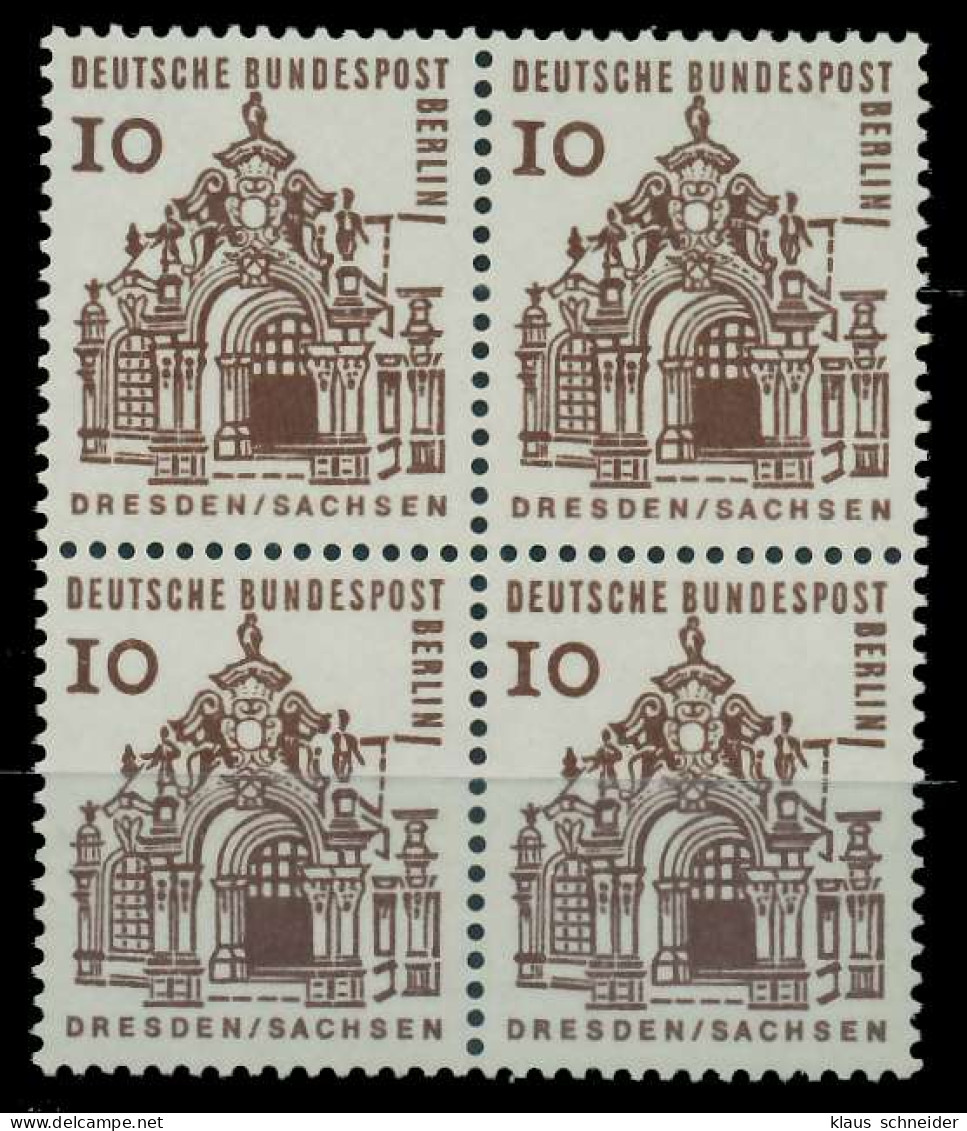 BERLIN DS D-BAUW. 1 Nr 242 Postfrisch VIERERBLOCK X8F93BA - Ungebraucht