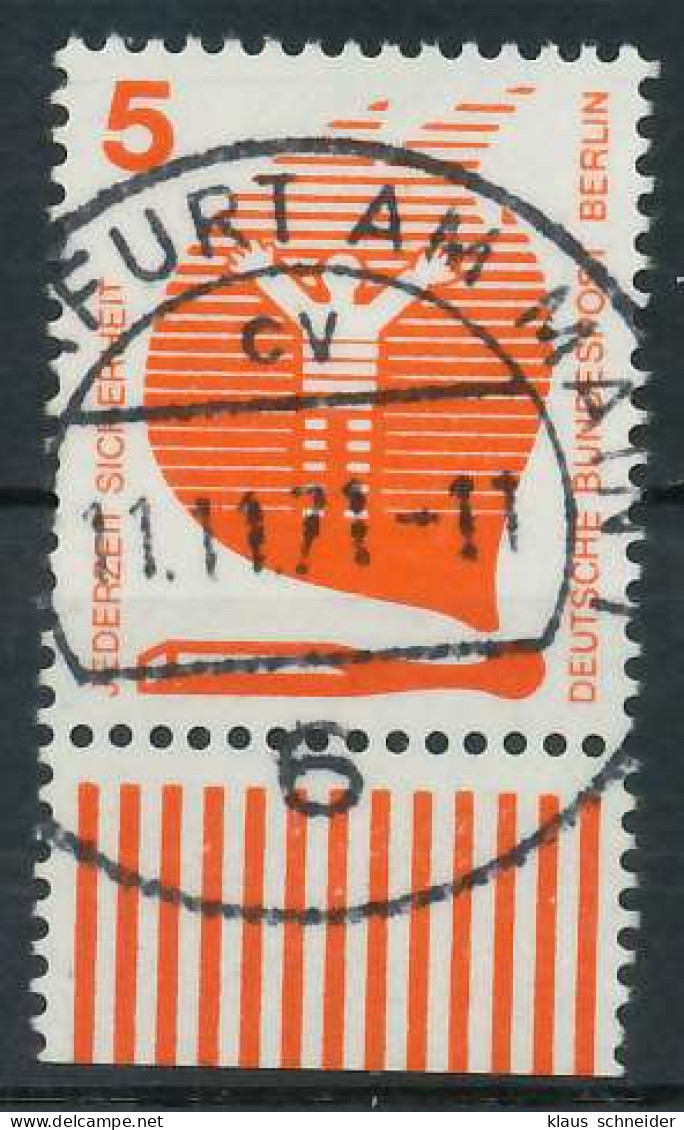 BERLIN DS UNFALLV Nr 402 Zentrisch Gestempelt URA X8F940A - Used Stamps