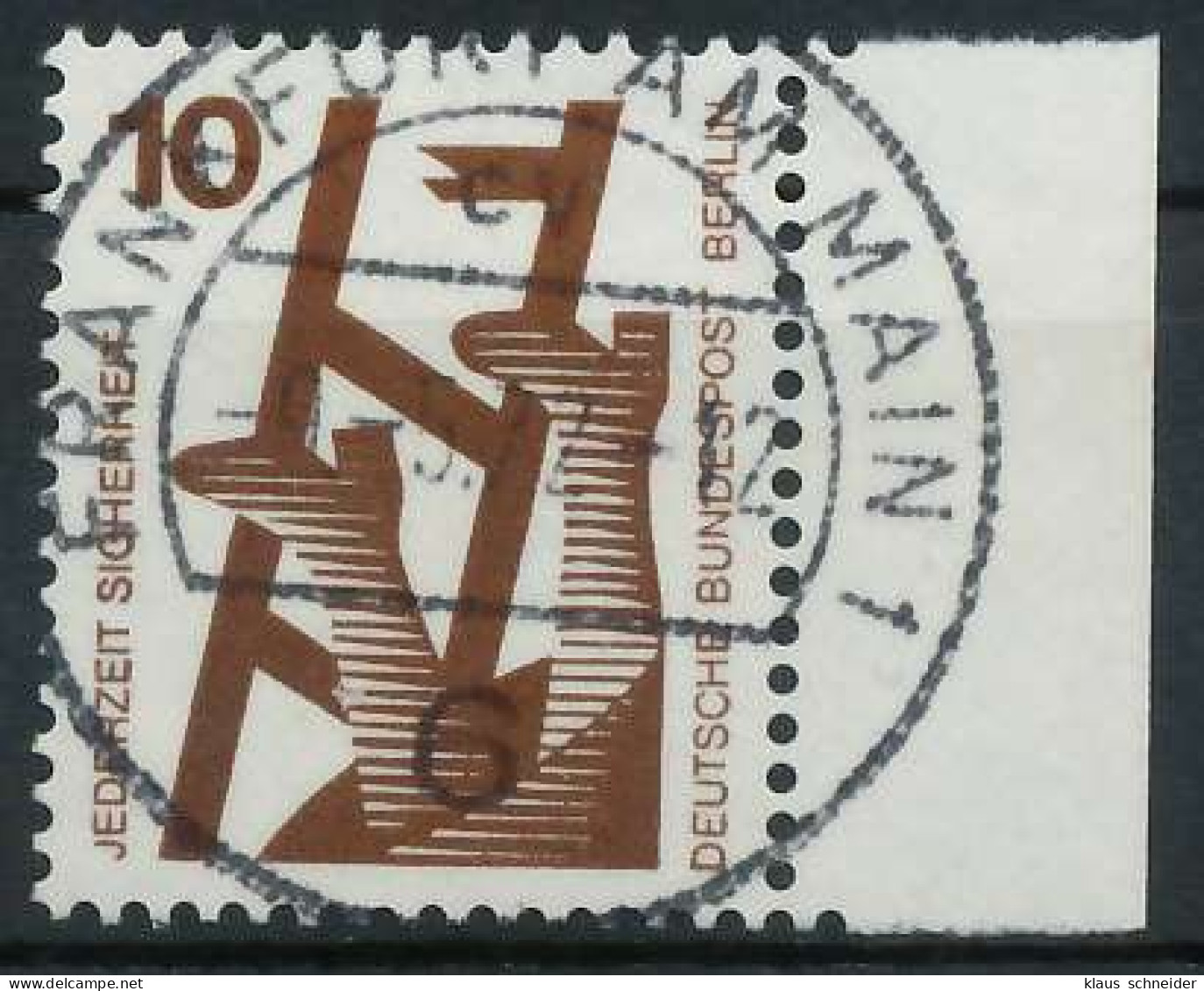 BERLIN DS UNFALLV Nr 403 Zentrisch Gestempelt SRA X8F941E - Used Stamps