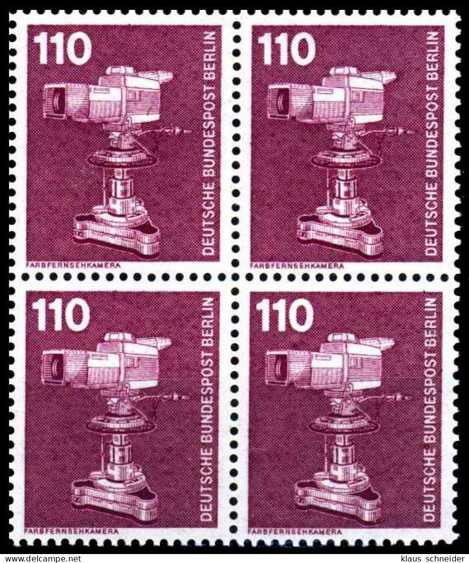 BERLIN DS INDUSTRIE U. TECHNIK Nr 668 Postfrisch VIERER S9528D2 - Unused Stamps