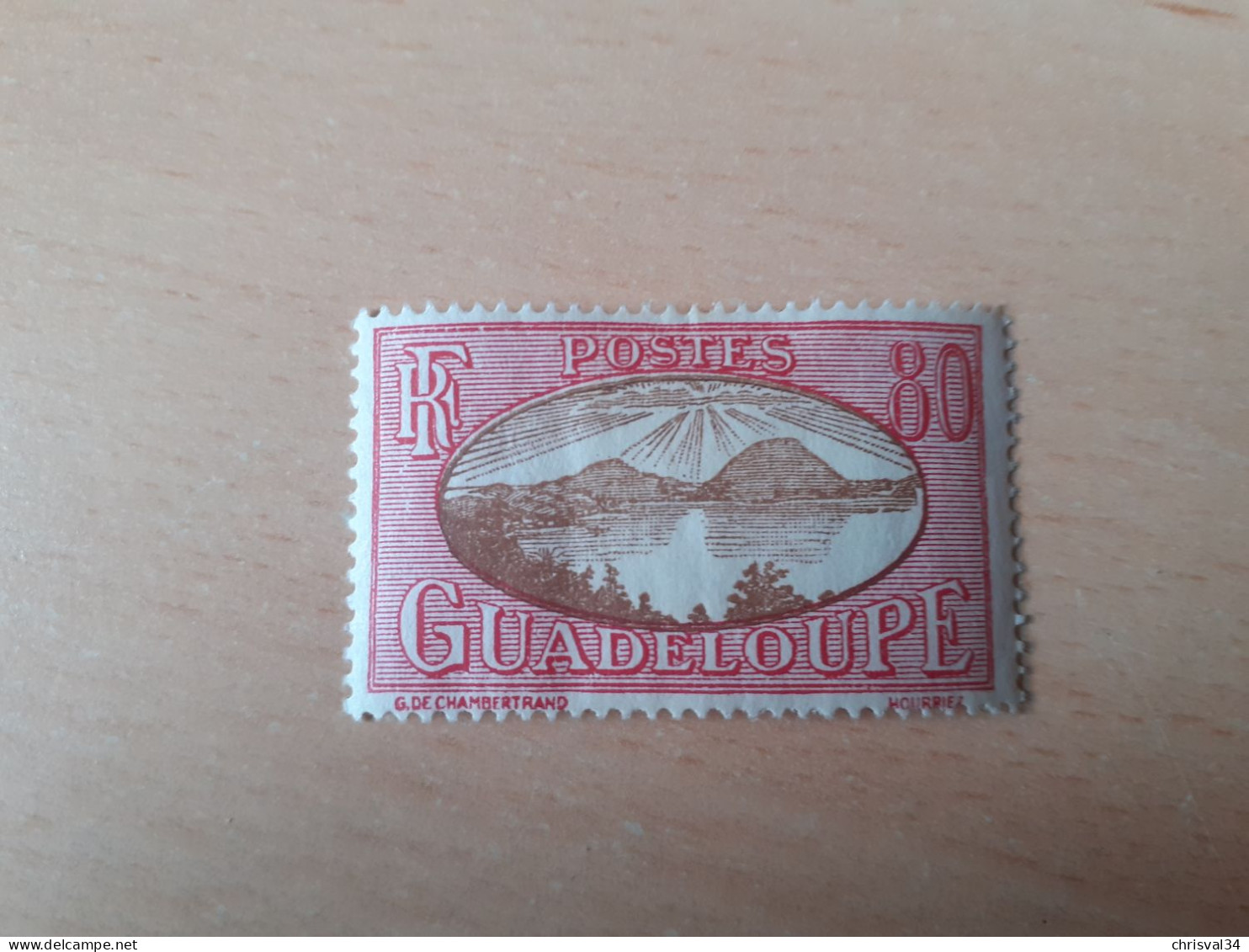 TIMBRE   GUADELOUPE       N  112A     COTE  1,00   EUROS  NEUF  TRACE  CHARNIERE - Nuevos