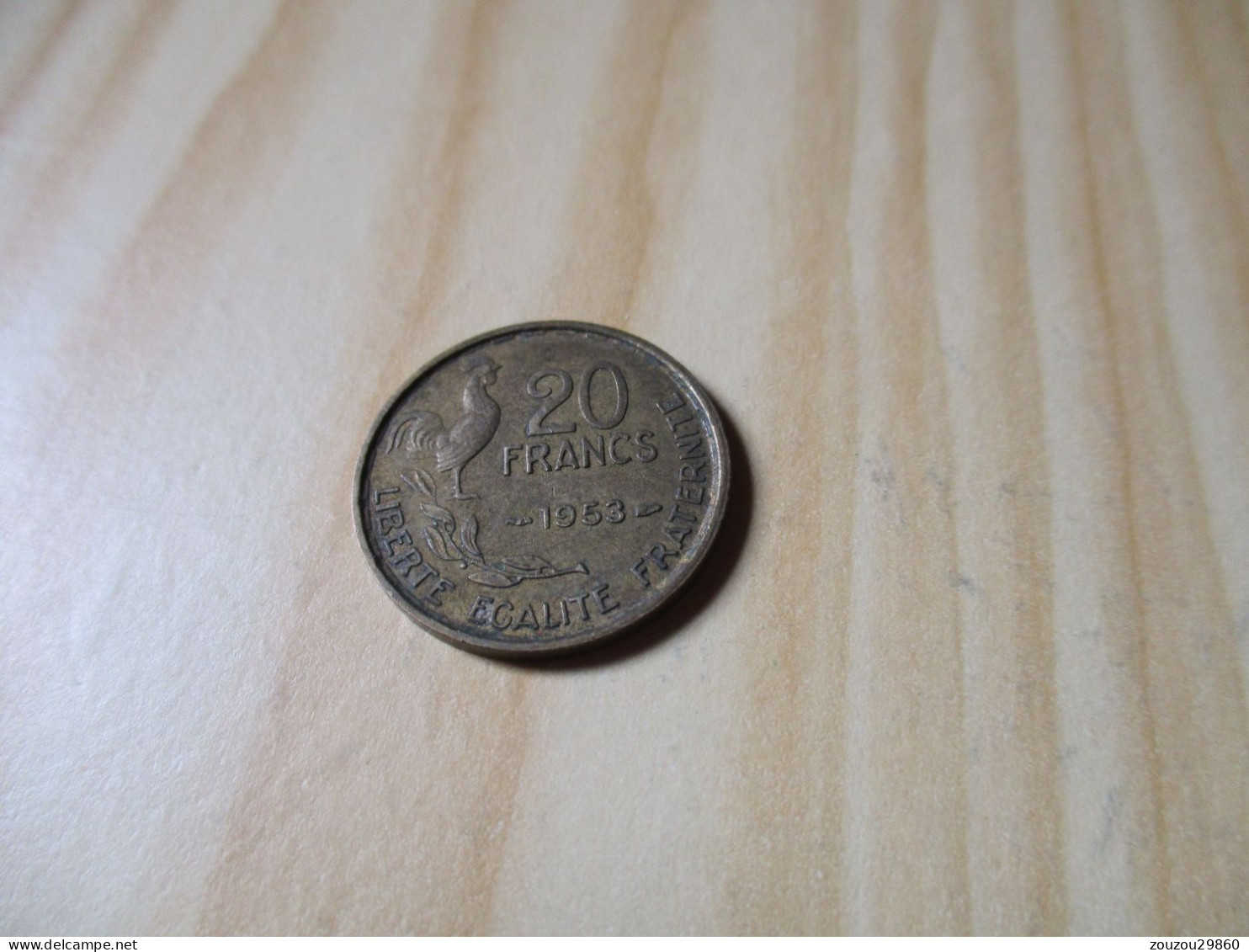 France - 20 Francs Guiraud 1953.N°847. - 20 Francs