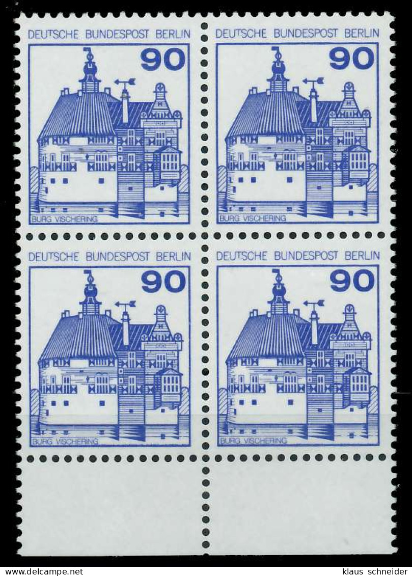 BERLIN DS BURGEN U. SCHLÖSSER Nr 588 Postfrisch VIERERB X8F9696 - Unused Stamps