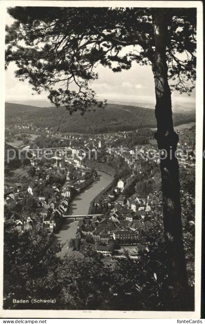 11777172 Baden AG Totalansicht Mit Limmat Baden - Sonstige & Ohne Zuordnung