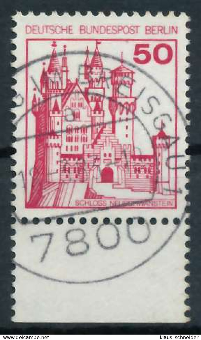 BERLIN DS BURGEN U. SCHLÖSSER Nr 536A Zentrisch Gestempelt U X900F9E - Used Stamps