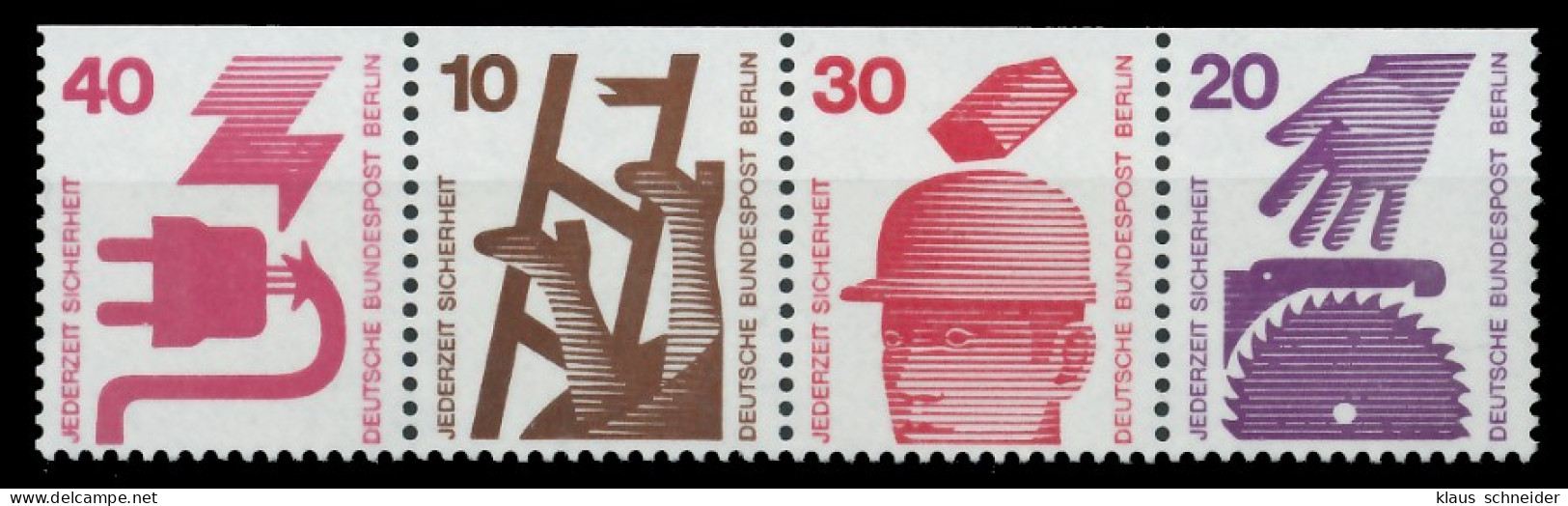 BERLIN ZUSAMMENDRUCK Nr W51 Und W59 Postfrisch 4ER STR X9010B2 - Zusammendrucke