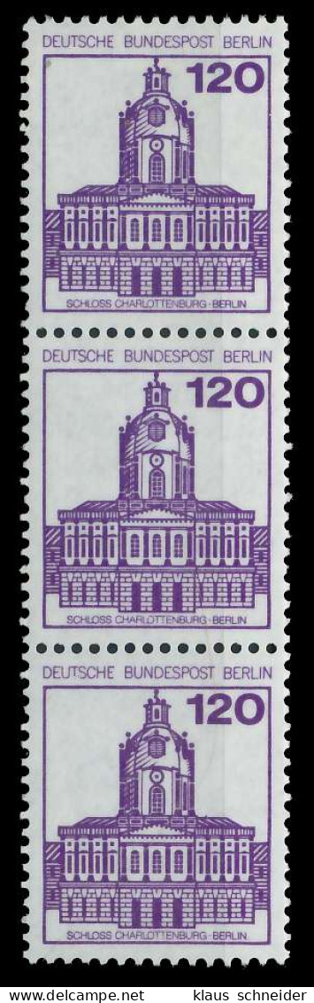 BERLIN DS BURGEN U. SCHLÖSSER Nr 675R Postfrisch 3ER ST X901362 - Unused Stamps