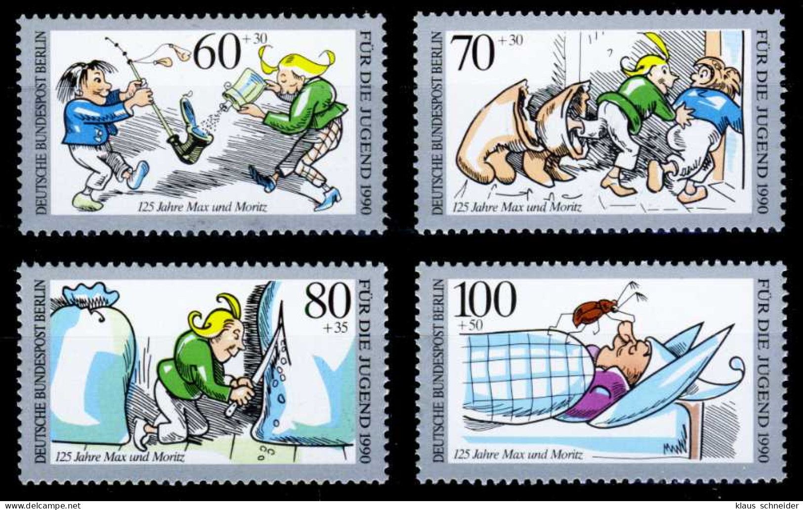 BERLIN 1990 Nr 868-871 Postfrisch S95A84A - Unused Stamps