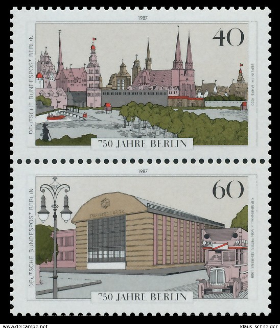 BERLIN ZUSAMMENDRUCK Nr S772 Und 774 Postfrisch SENKR PAAR S95AB52 - Zusammendrucke