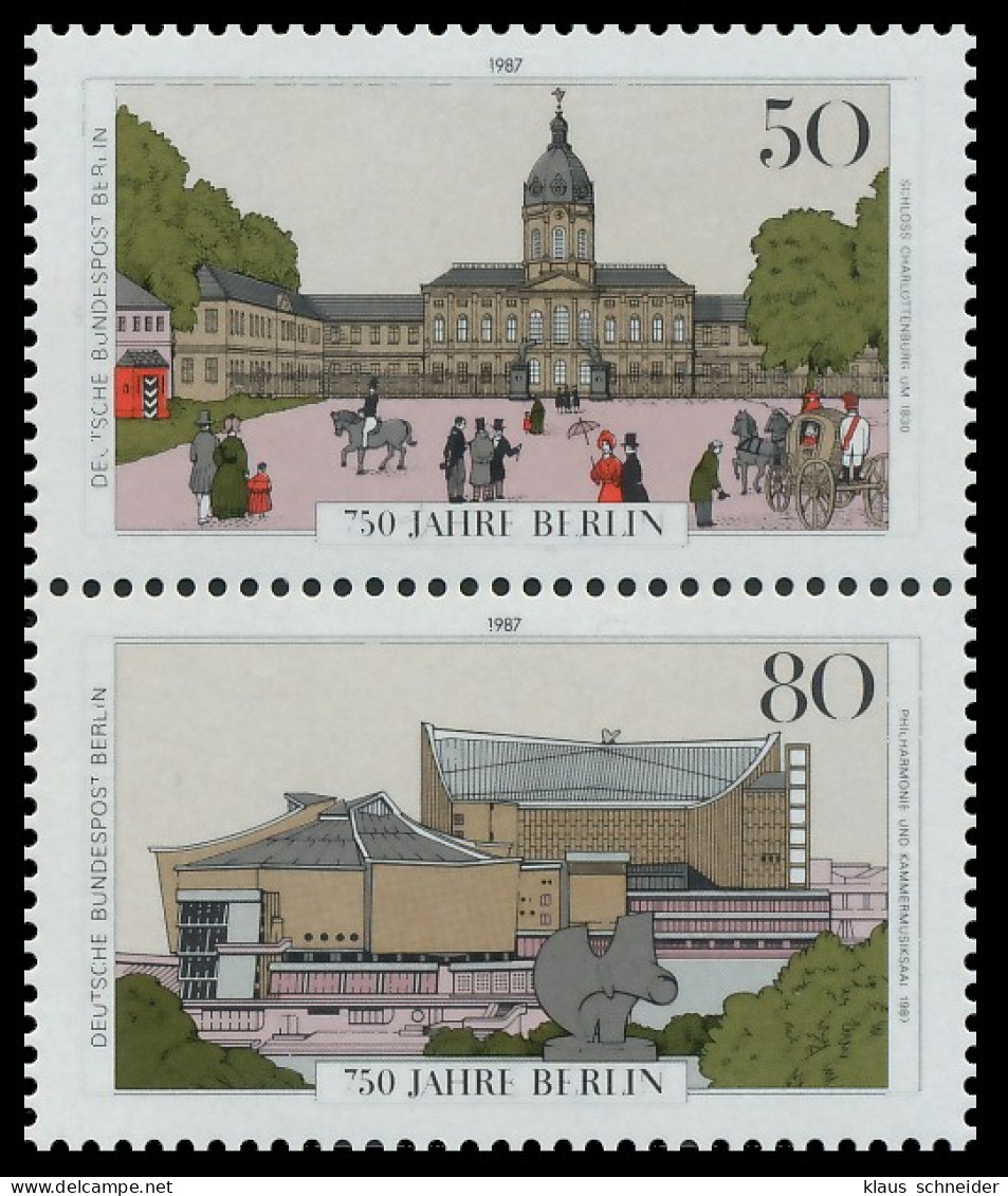 BERLIN ZUSAMMENDRUCK Nr S773 Und 775 Postfrisch SENKR PAAR S95AB56 - Zusammendrucke