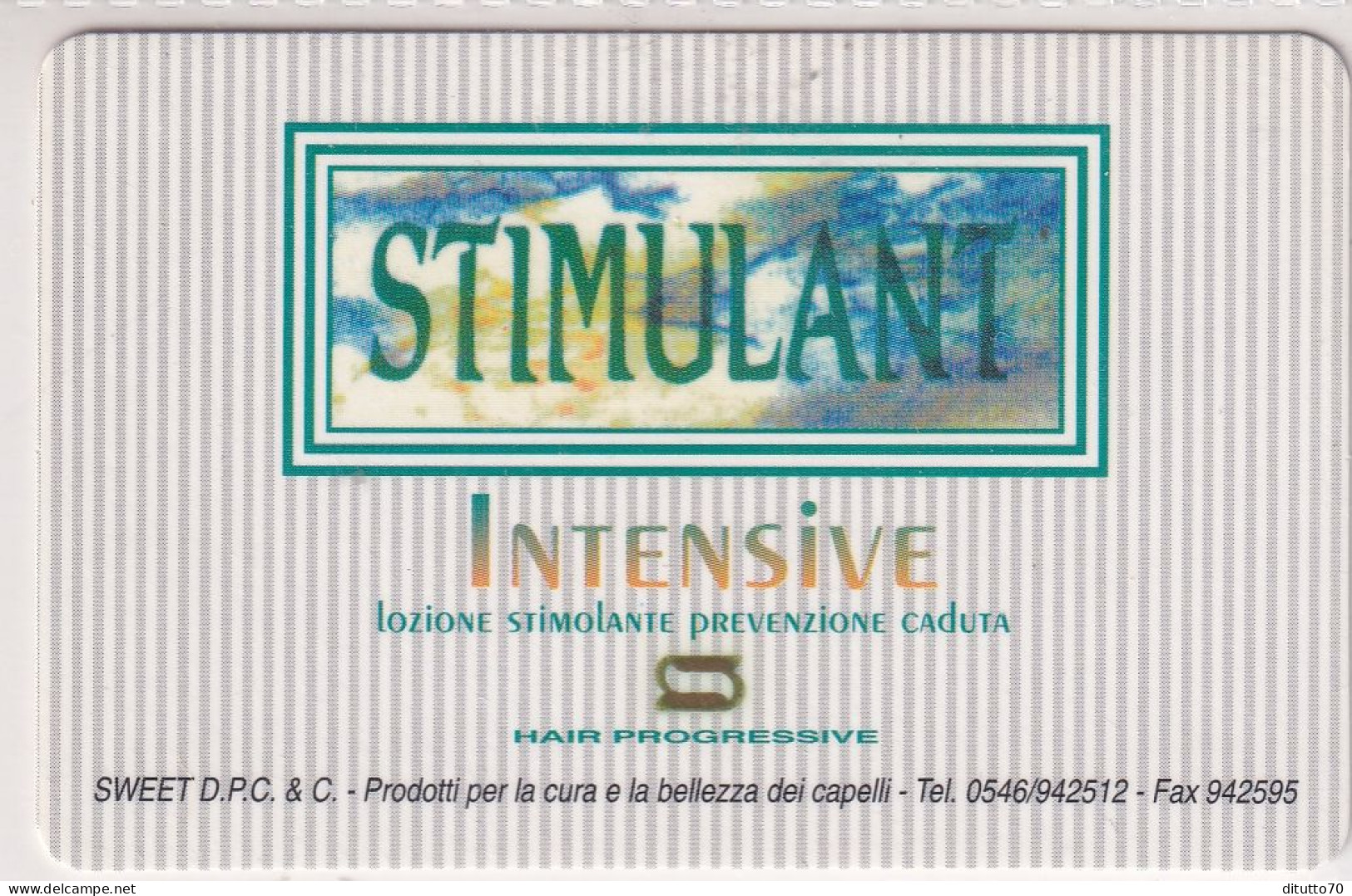 Calendarietto - Stimulant - Intensive - Anno 1998 - Tamaño Pequeño : 1991-00