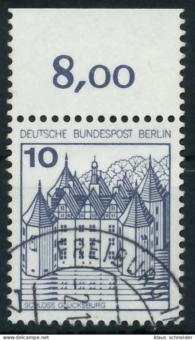 BERLIN DS BURGEN U. SCHLÖSSER Nr 532A Gestempelt ORA X90679E - Used Stamps