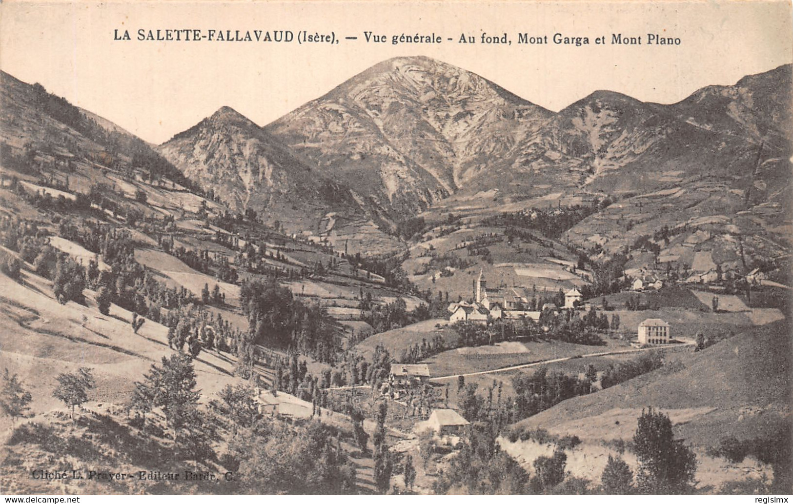 38-LA SALETTE FALLAVAUD-N°2124-E/0197 - La Salette