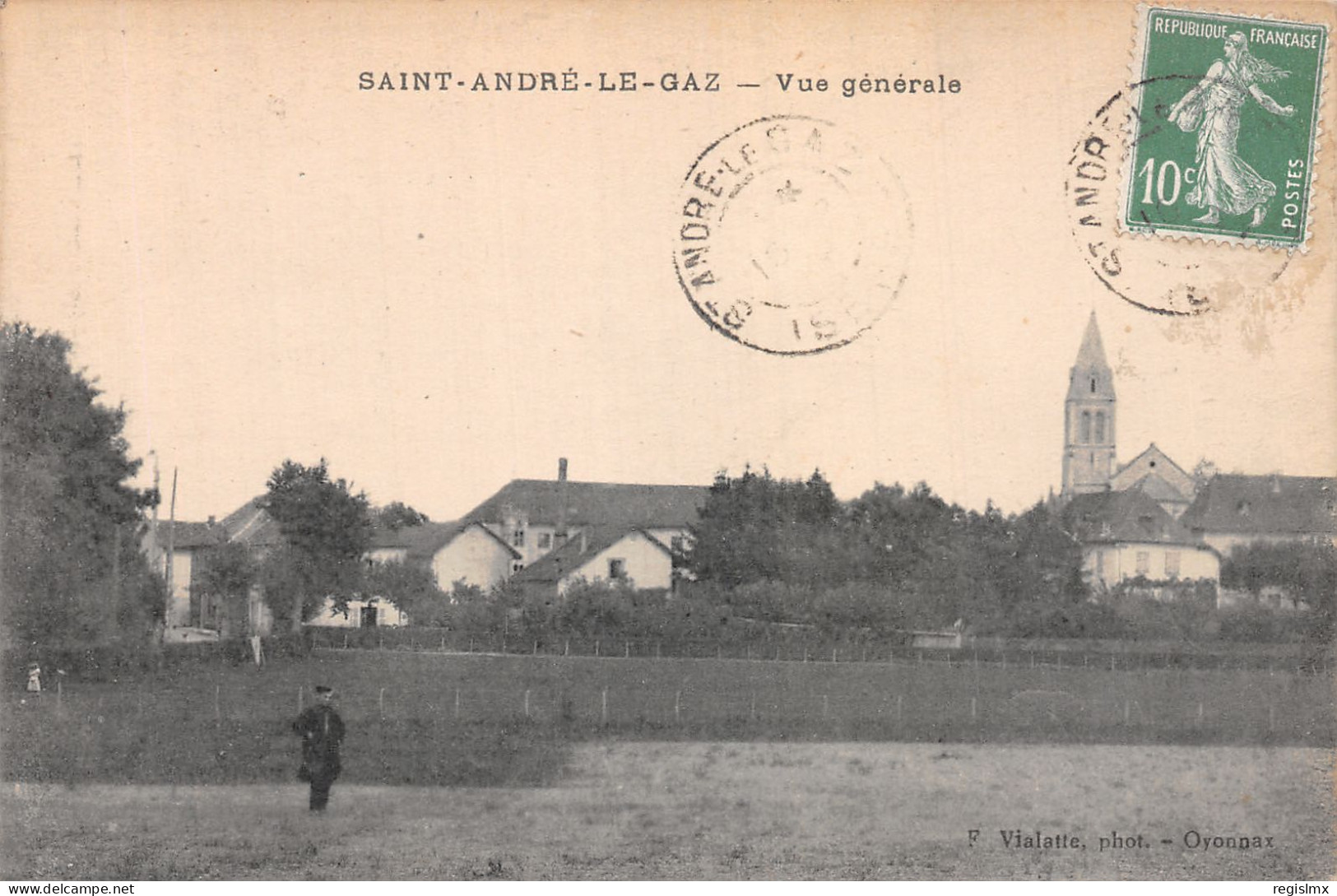 38-SAINT ANDRE LE GAZ-N°2124-E/0185 - Saint-André-le-Gaz
