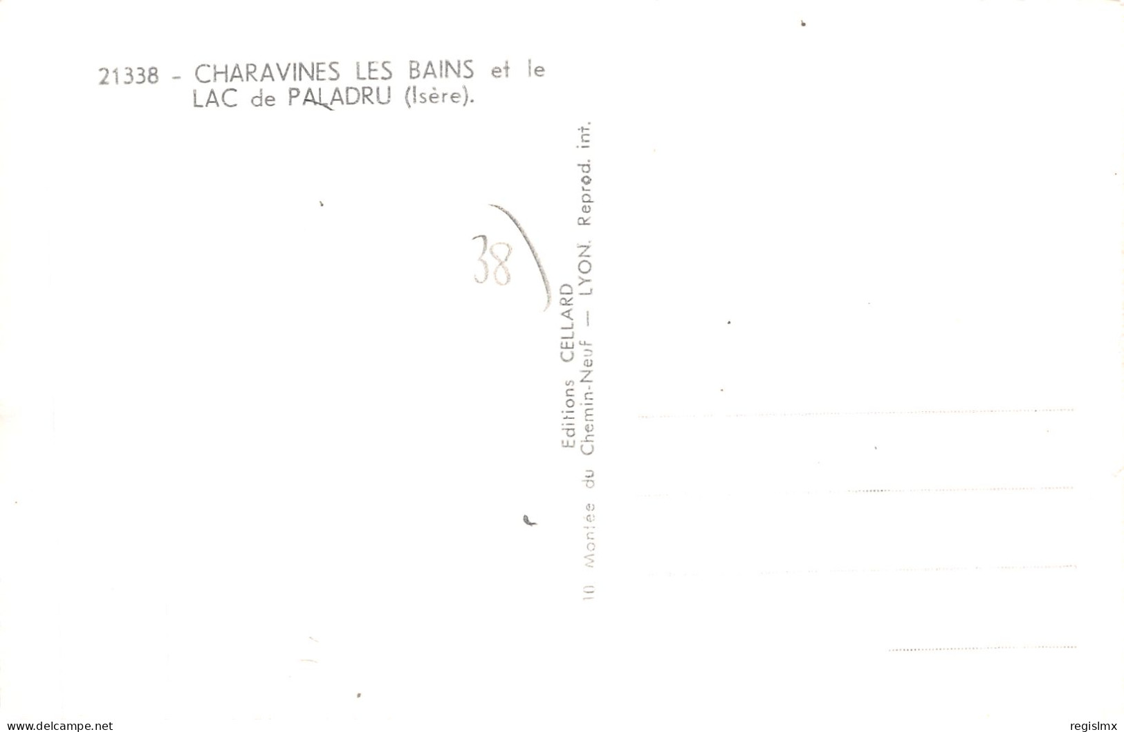 38-CHARAVINES LES BAINS-N°2125-A/0113 - Charavines