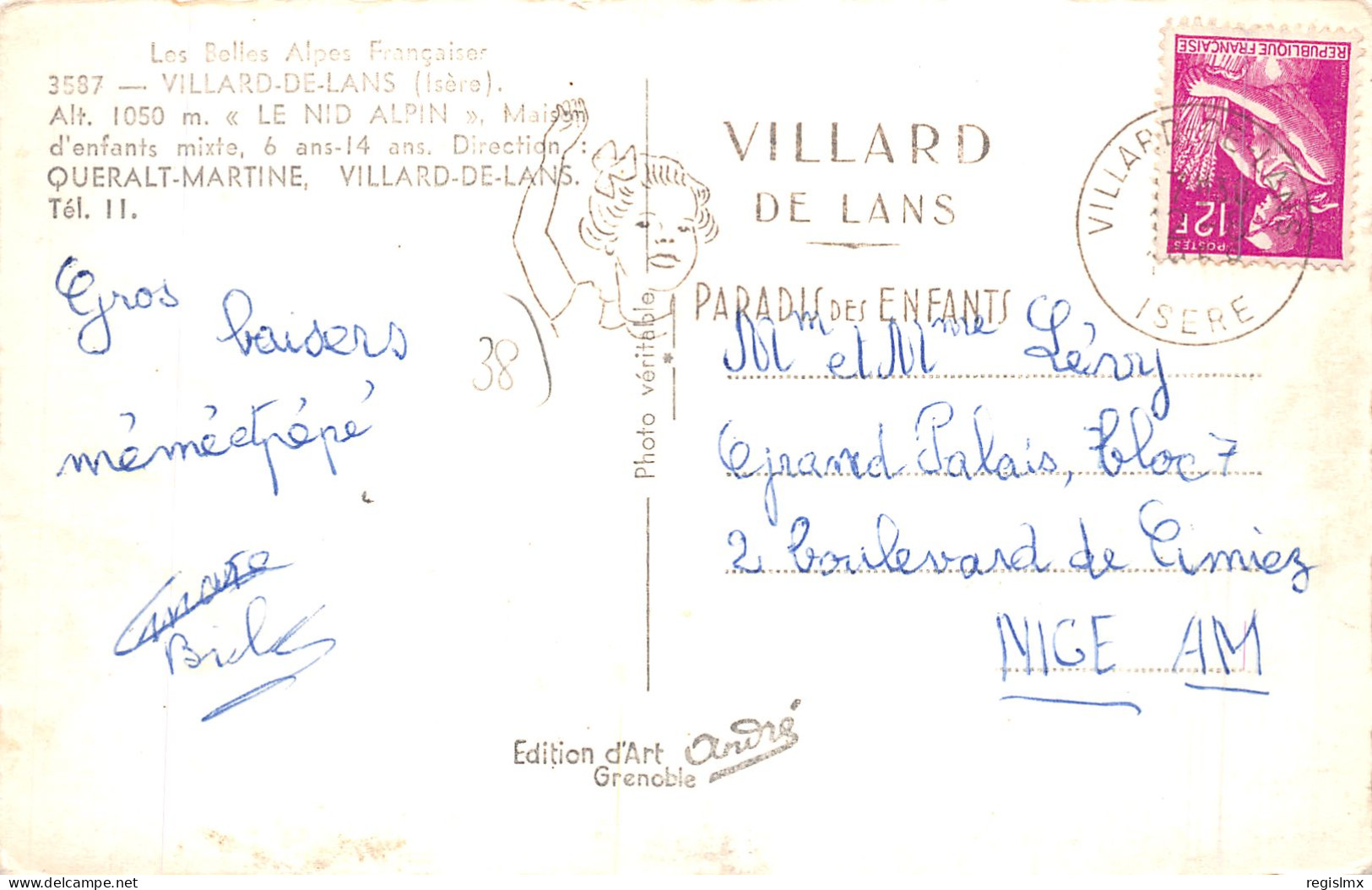 38-VILLARD DE LANS-N°2124-H/0185 - Villard-de-Lans