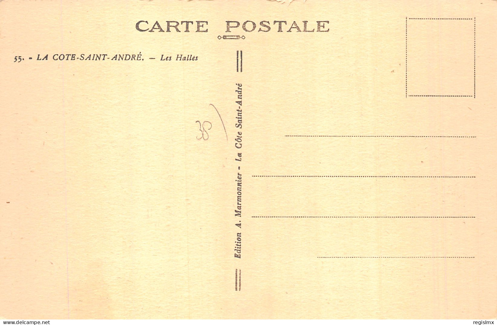 38-LA COTE SAINT ANDRE-N°2125-B/0347 - La Côte-Saint-André