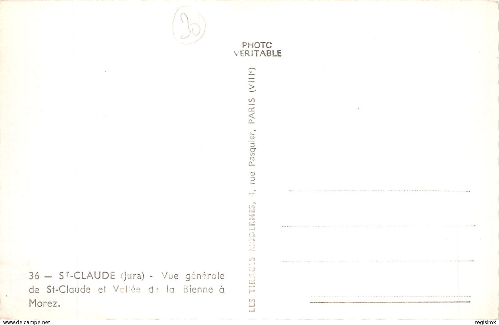 39-SAINT CLAUDE-N°2125-F/0241 - Saint Claude