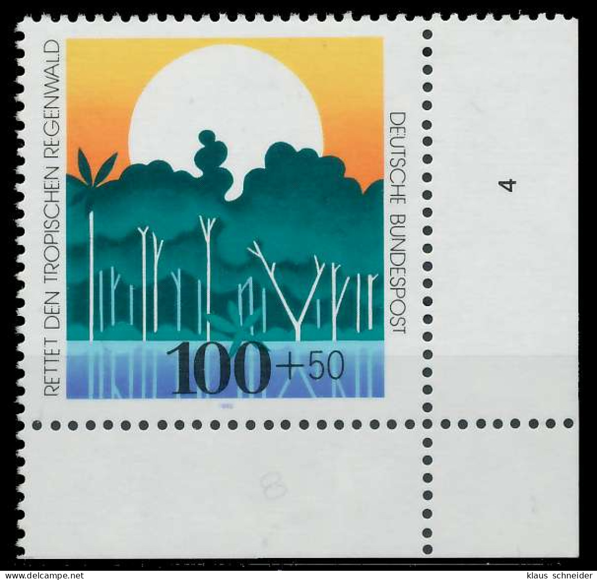BRD 1992 Nr 1615 Postfrisch FORMNUMMER 4 X906A52 - Unused Stamps