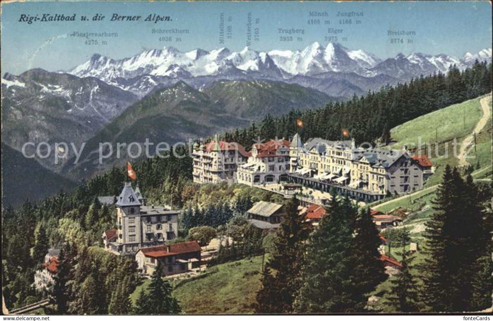 11776823 Rigi Kaltbad Hotel Mit Berner Alpen Rigi Kaltbad - Sonstige & Ohne Zuordnung