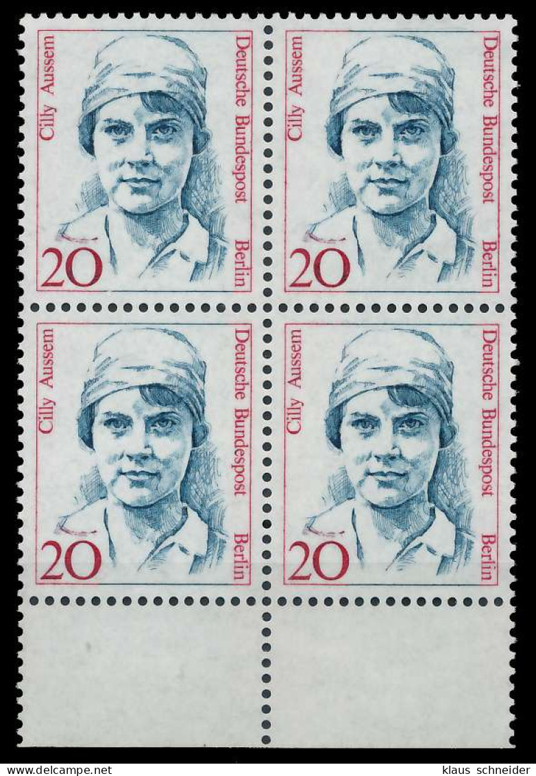 BERLIN DS FRAUEN Nr 811 Postfrisch VIERERBLOCK URA X906CB6 - Unused Stamps