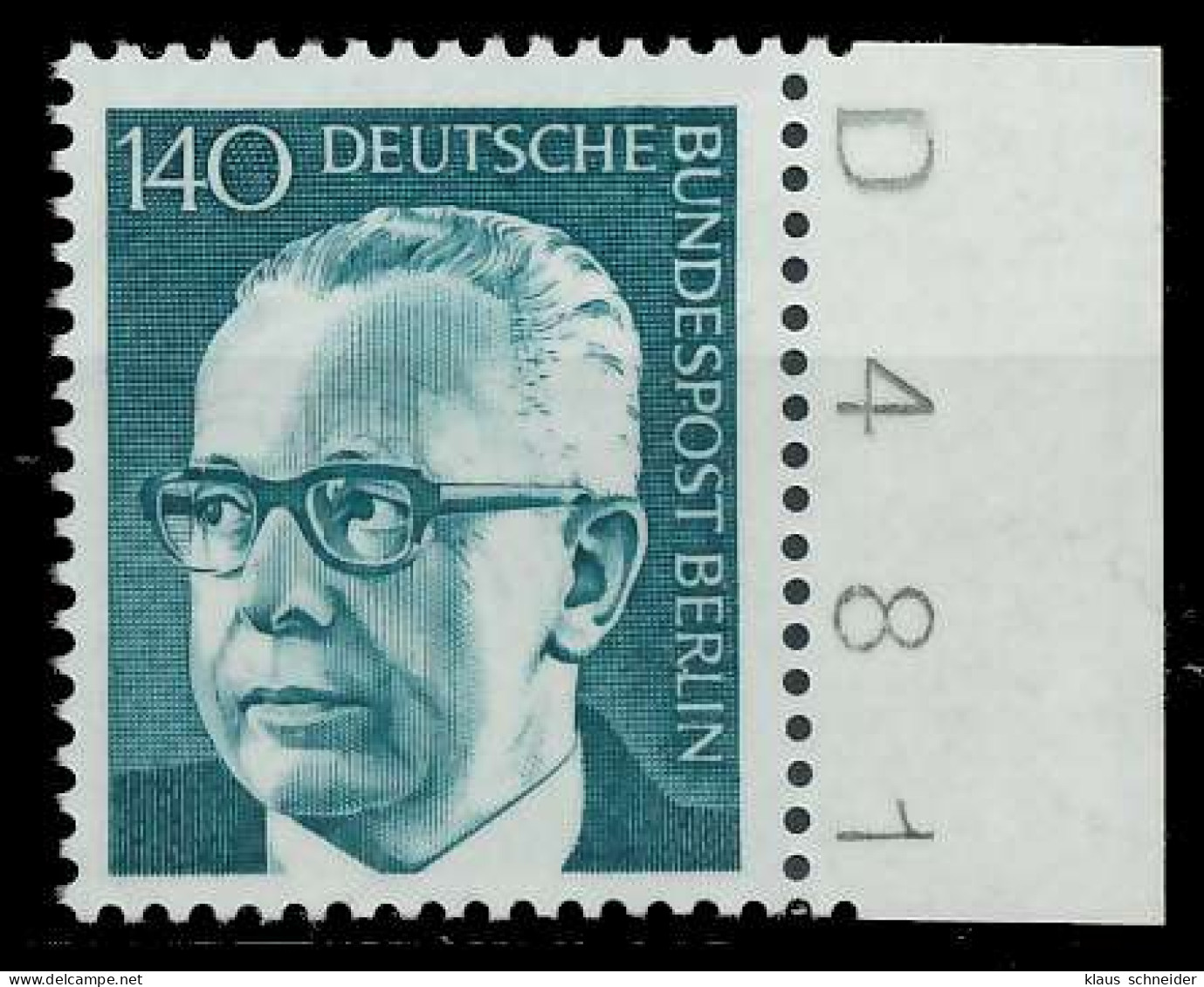 BERLIN DS HEINEMANN Nr 430 Postfrisch SRA X906CFE - Unused Stamps