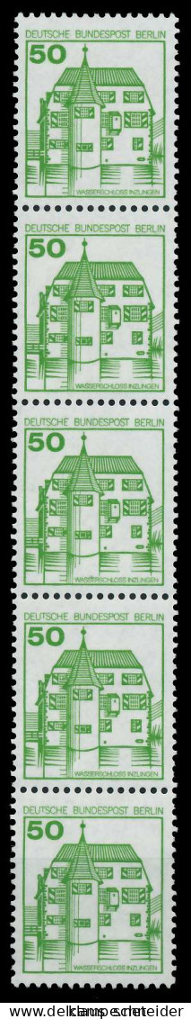 BERLIN DS BURGEN U. SCHLÖSSER Nr 615AR Postfrisch 5ER S X90F152 - Unused Stamps