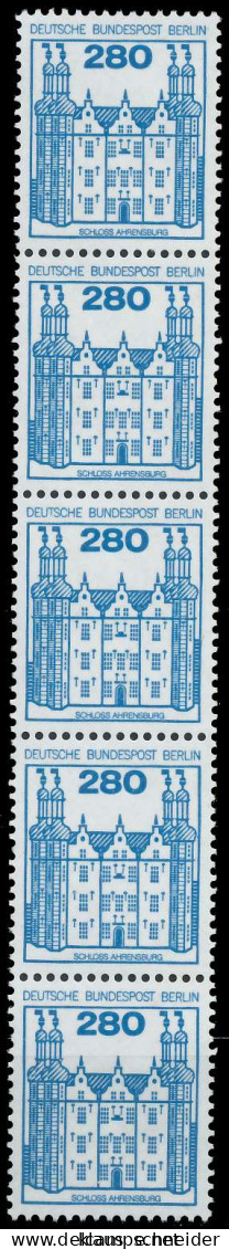 BERLIN DS BURGEN U. SCHLÖSSER Nr 676R Postfrisch 5ER ST X90F20A - Unused Stamps