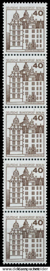 BERLIN DS BURGEN U. SCHLÖSSER Nr 614R Gestempelt 5ER STR X90F25E - Used Stamps