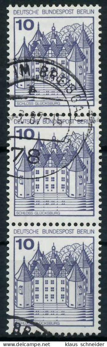 BERLIN DS BURGEN U. SCHLÖSSER Nr 532AI R Gestempelt 3ER X90F492 - Used Stamps