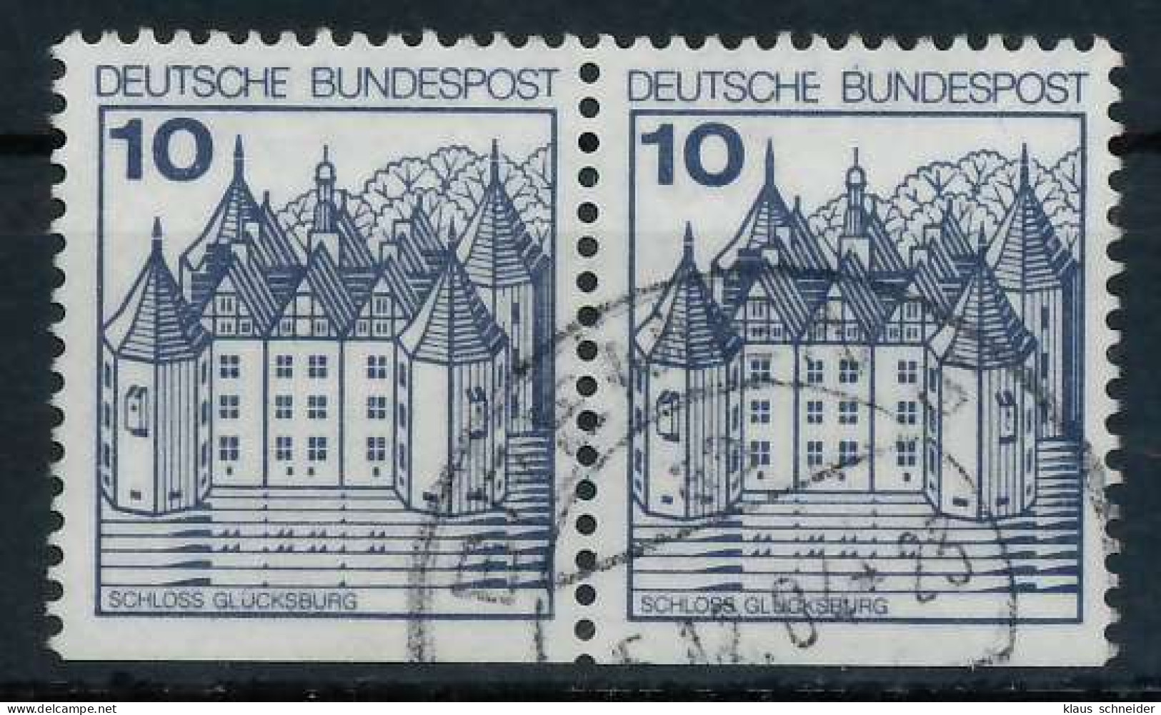 BRD DS BURGEN U. SCHLÖSSER Nr 913D Gestempelt WAAGR PAAR X914C7E - Used Stamps