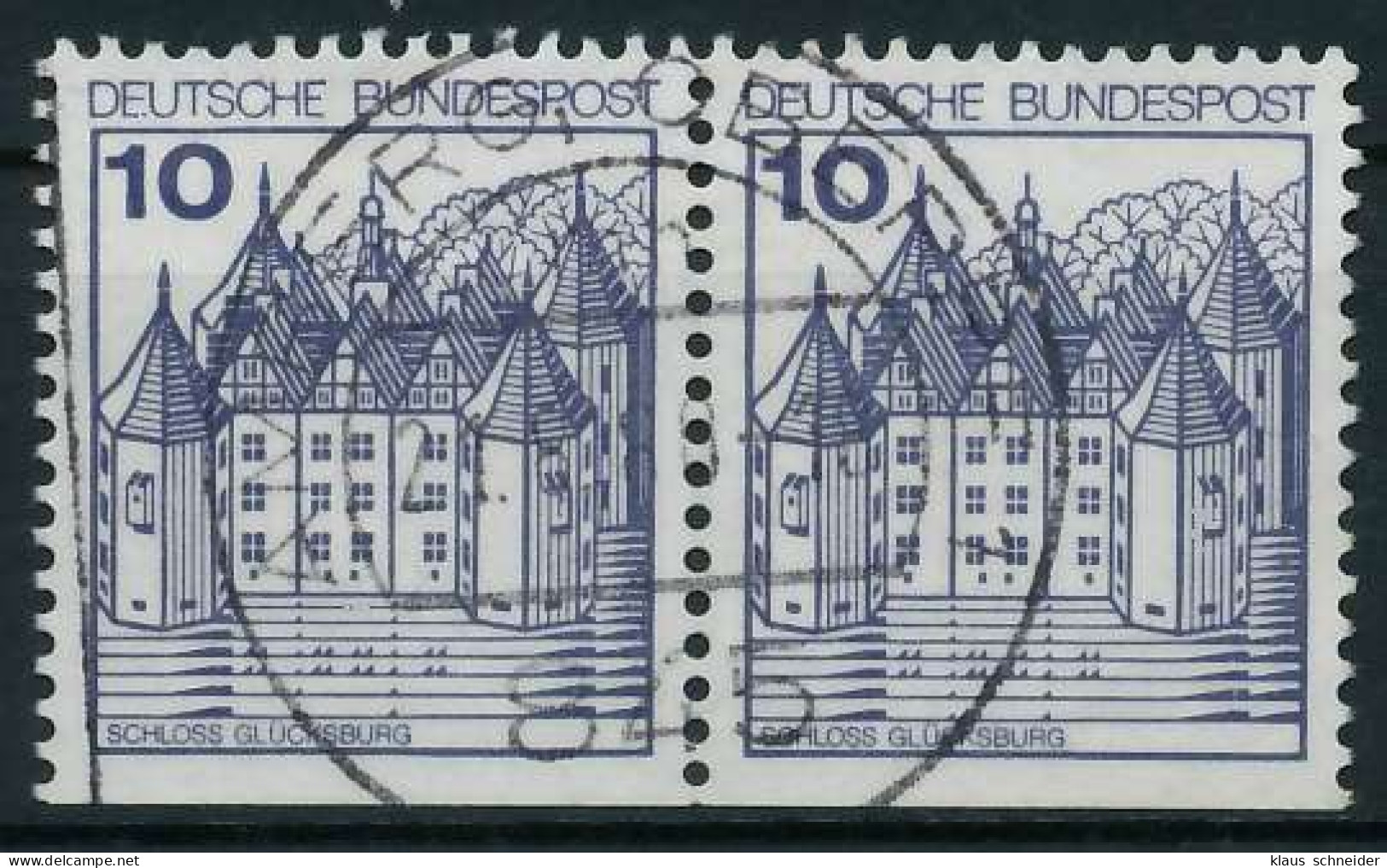 BRD DS BURGEN U. SCHLÖSSER Nr 913D Zentrisch Gestempelt WAAG X914CA2 - Used Stamps