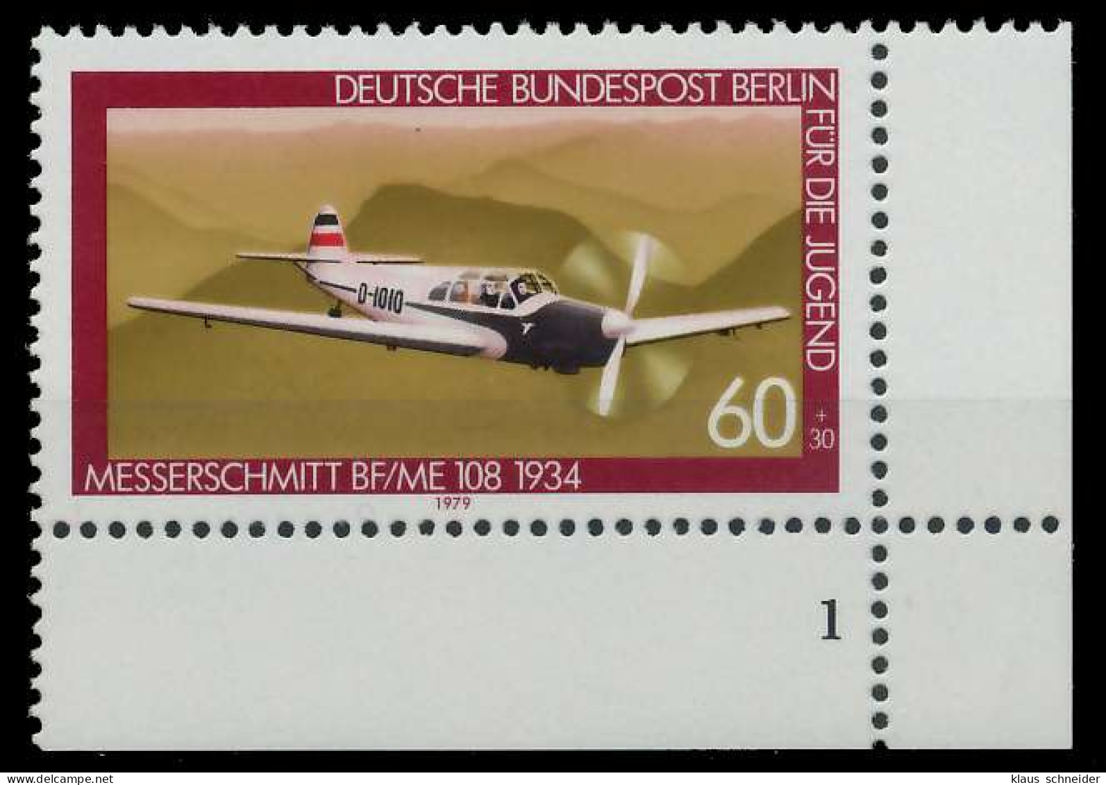 BERLIN 1979 Nr 594 Postfrisch FORMNUMMER 1 X914CF2 - Unused Stamps