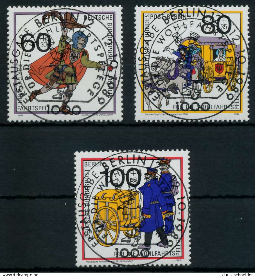 BERLIN 1989 Nr 852-854 ESST Zentrisch Gestempelt X914FF6 - Used Stamps