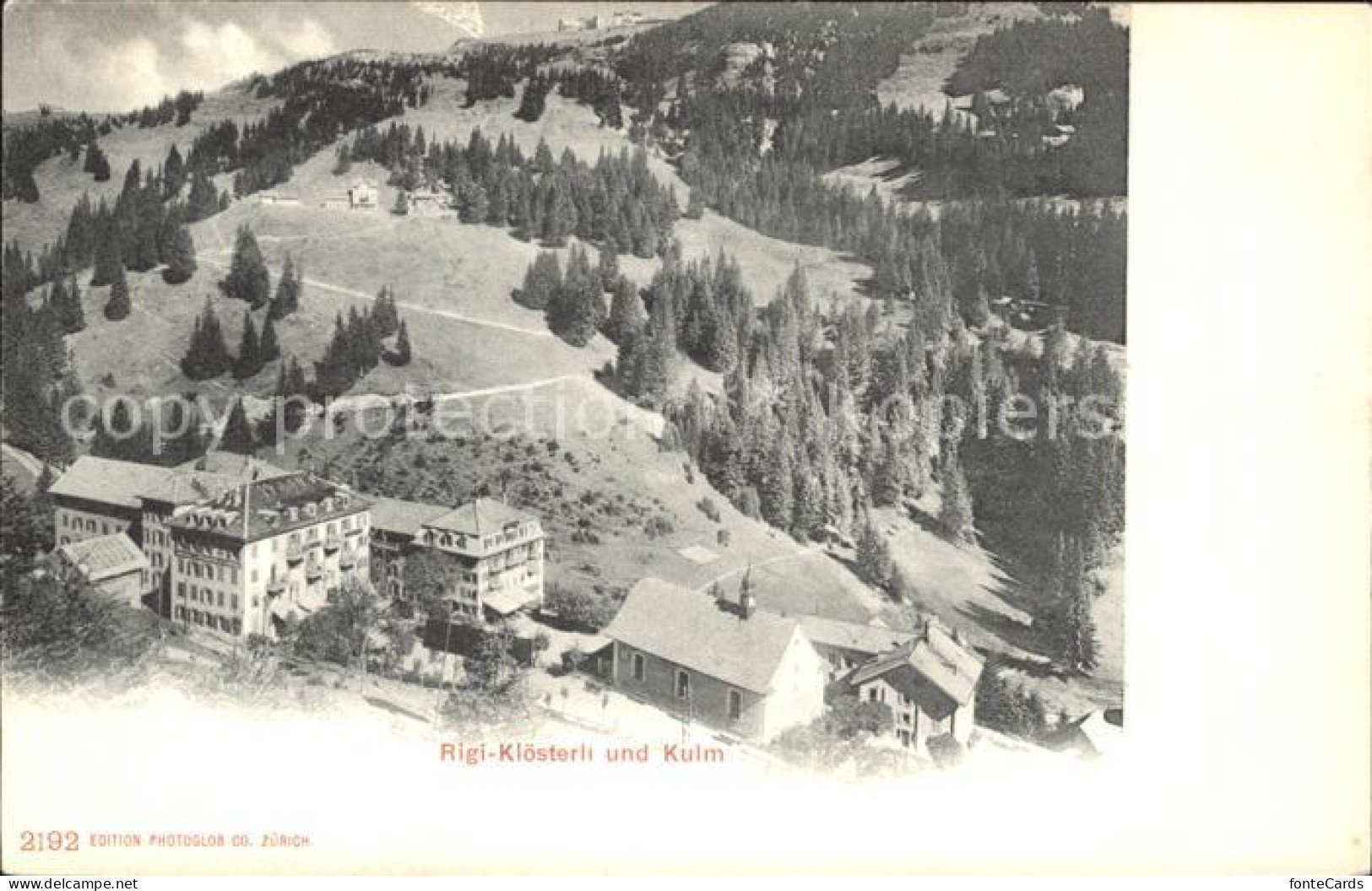 11776681 Rigi Kloesterli Und Kulm Teilansicht Rigi Kloesterli - Other & Unclassified