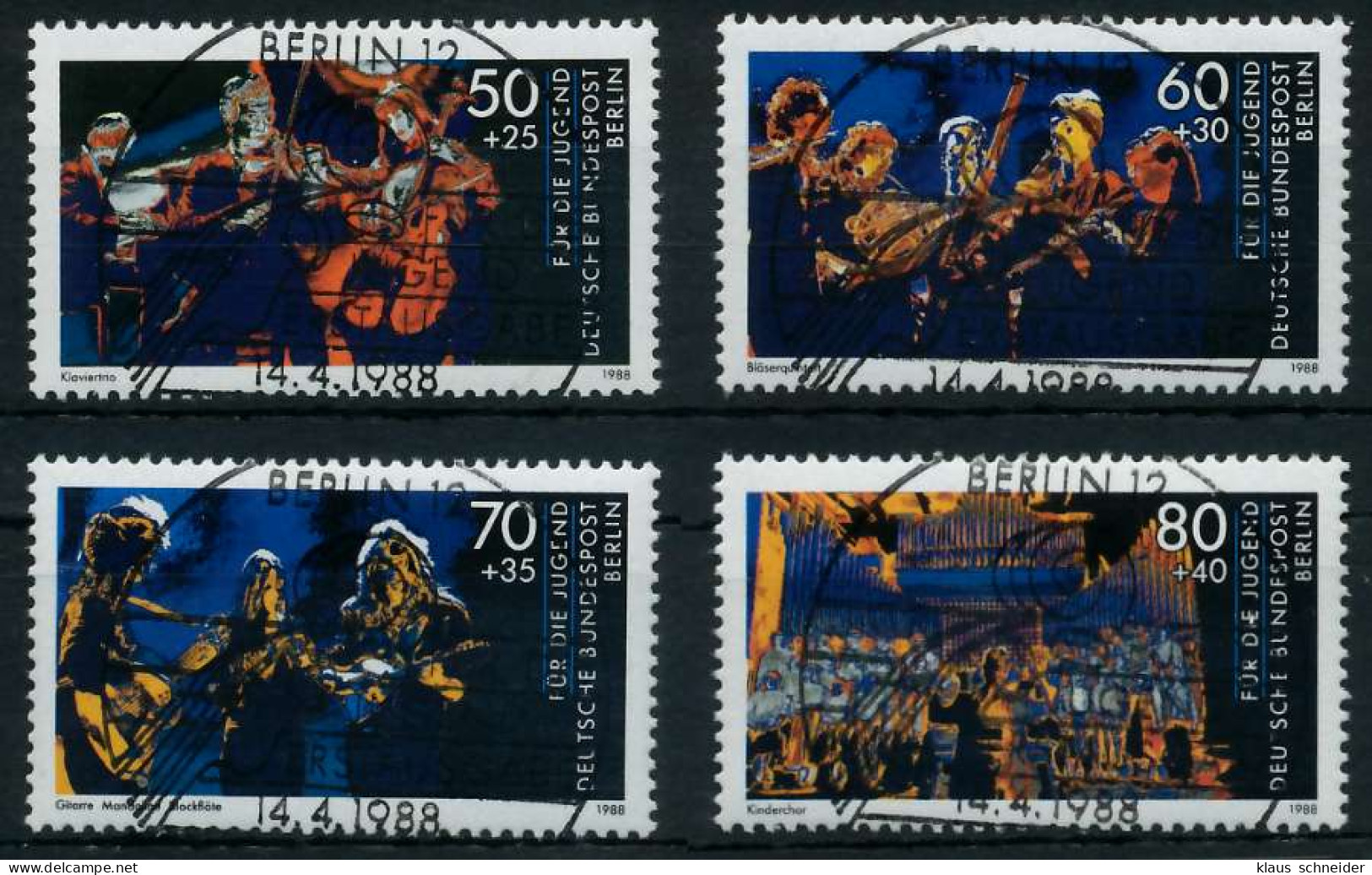 BERLIN 1988 Nr 807-810 ESST Zentrisch Gestempelt X915116 - Used Stamps
