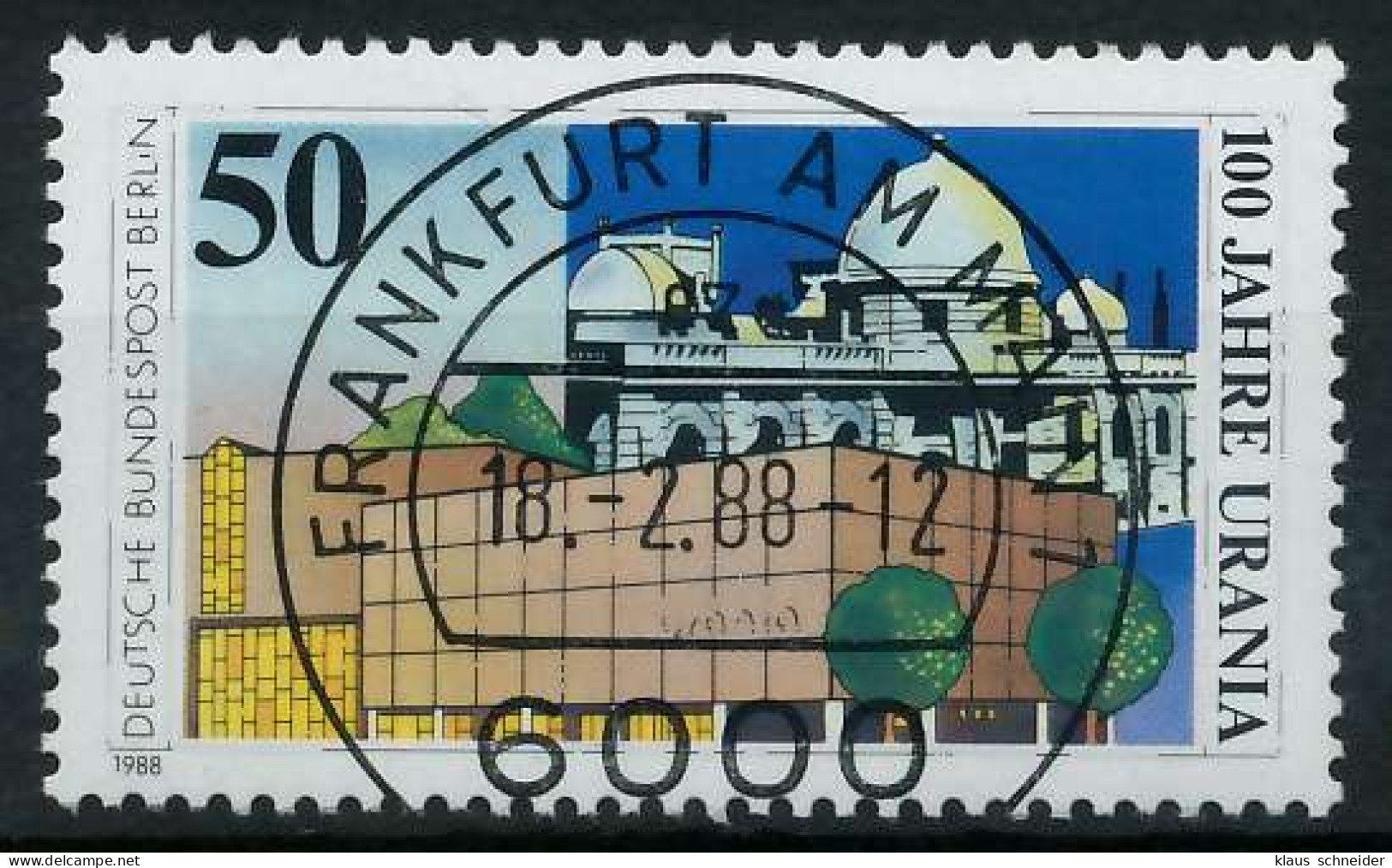 BERLIN 1988 Nr 804 Zentrisch Gestempelt X915152 - Oblitérés