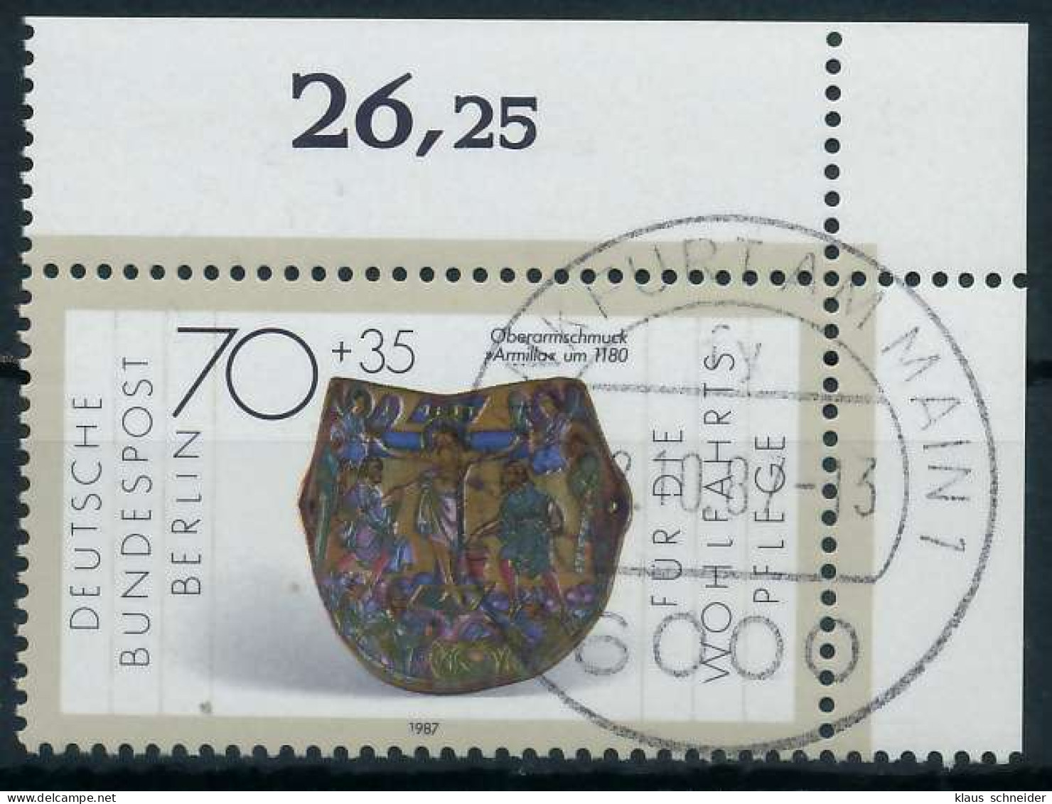 BERLIN 1987 Nr 791 Zentrisch Gestempelt ECKE-ORE X91524E - Used Stamps