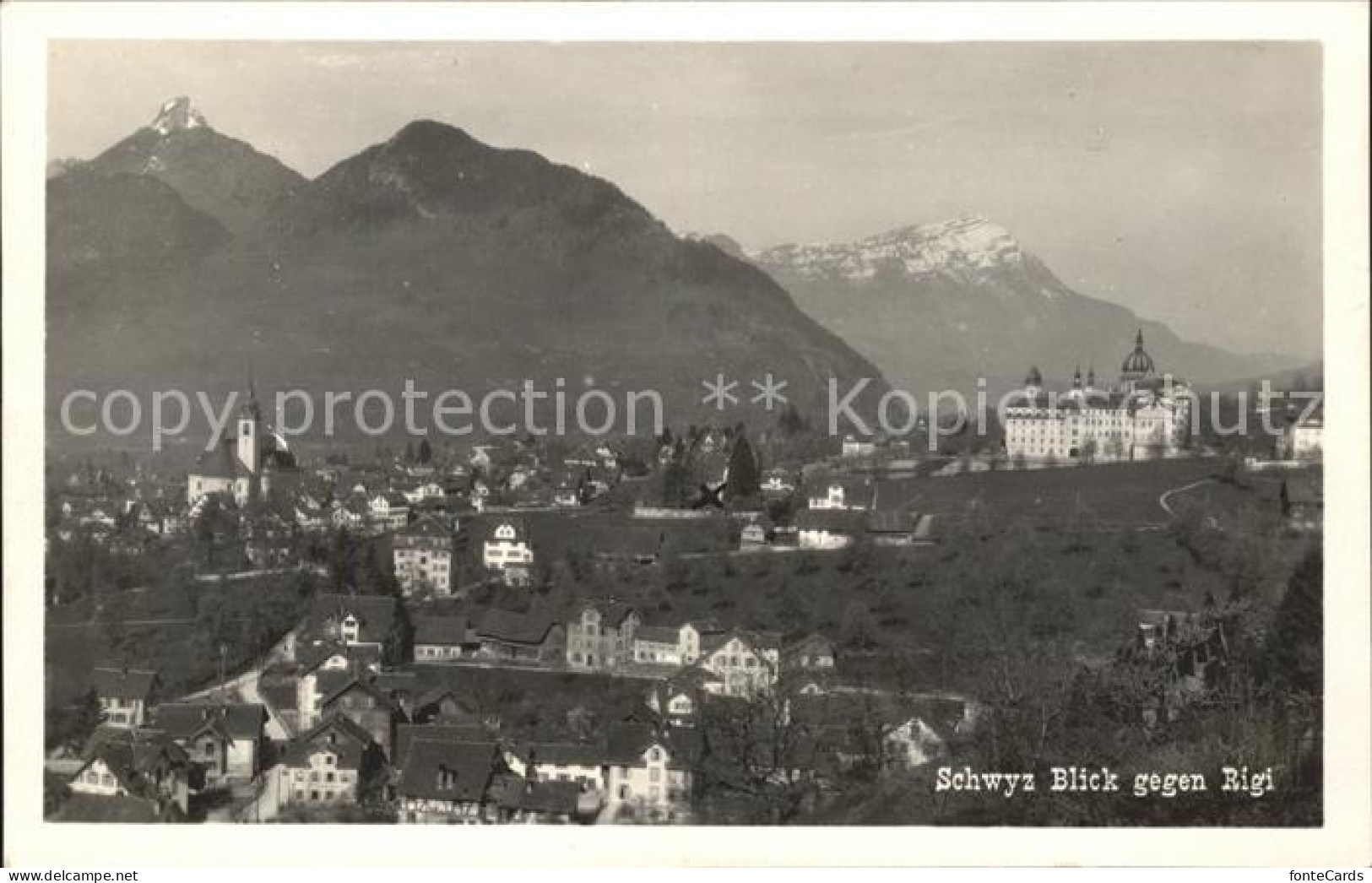 11776612 Schwyz Blick Gegen Rigi Schwyz - Sonstige & Ohne Zuordnung