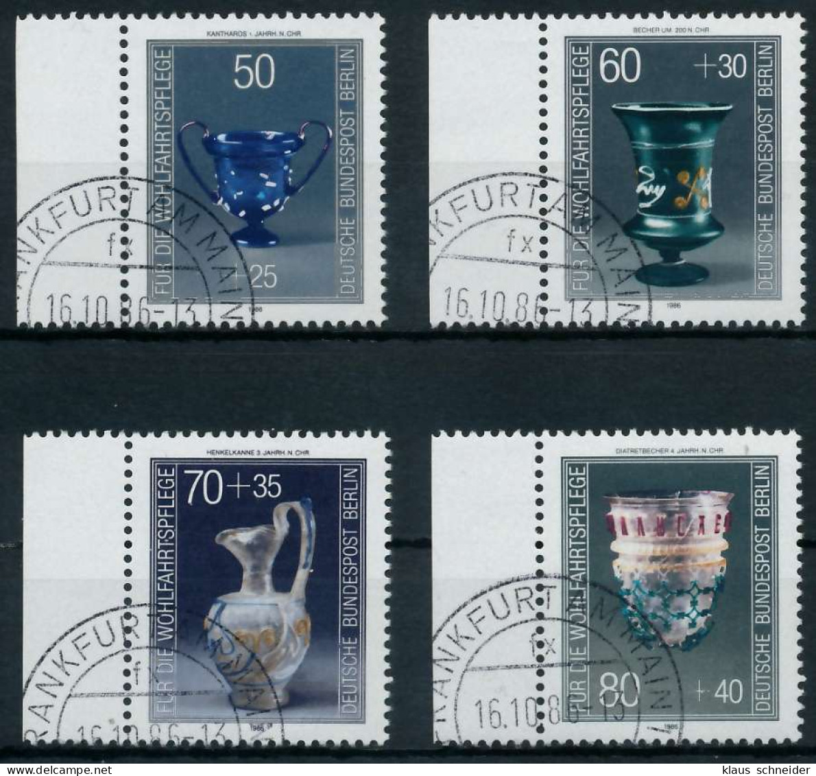 BERLIN 1986 Nr 765-768 Gestempelt X9152C6 - Used Stamps