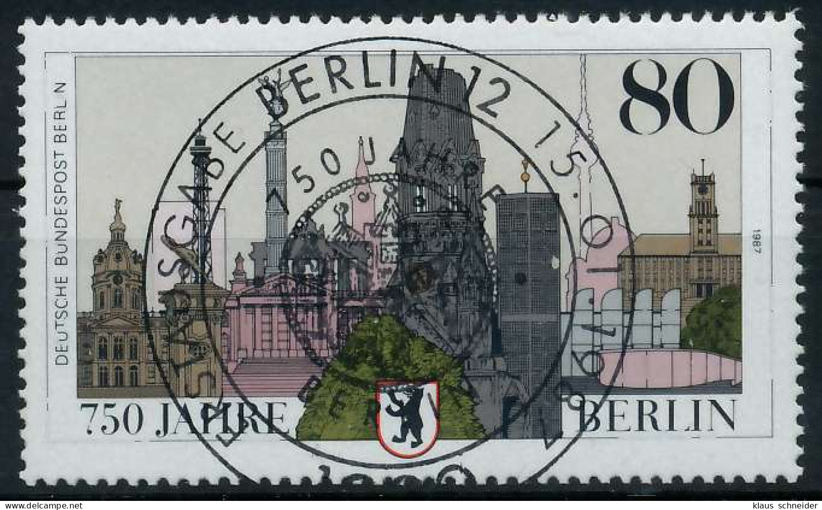 BERLIN 1987 Nr 776 ESST Zentrisch Gestempelt X9152DA - Gebraucht