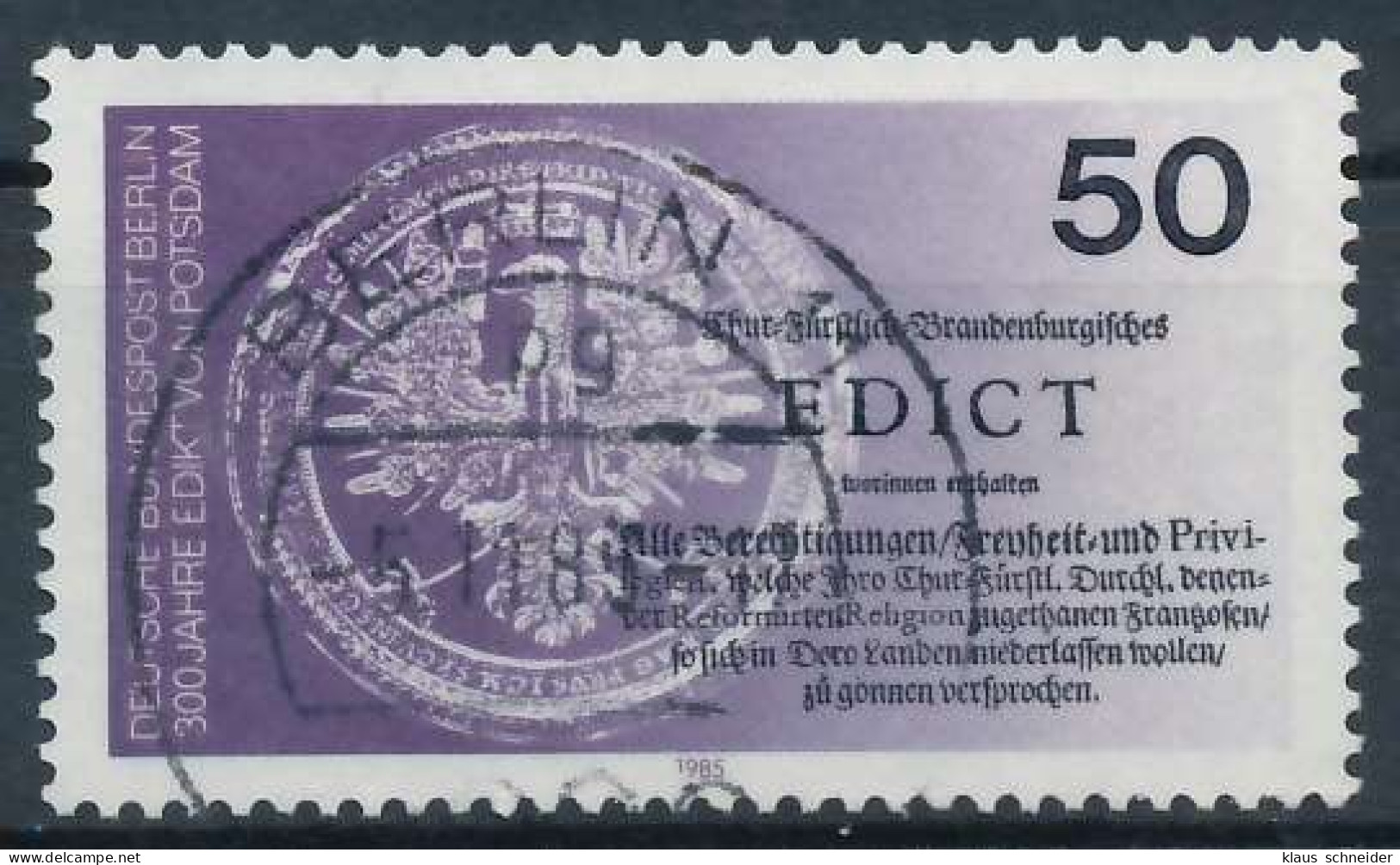 BERLIN 1985 Nr 743 Zentrisch Gestempelt X9153A2 - Used Stamps
