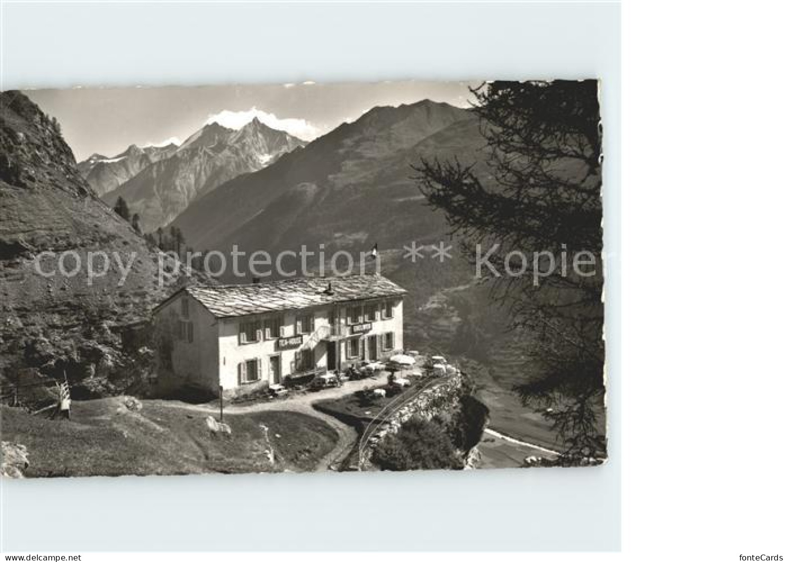 11776518 Zermatt VS Pension-Restaurant Edelweiss Dom Taeschhorn Zermatt VS - Sonstige & Ohne Zuordnung