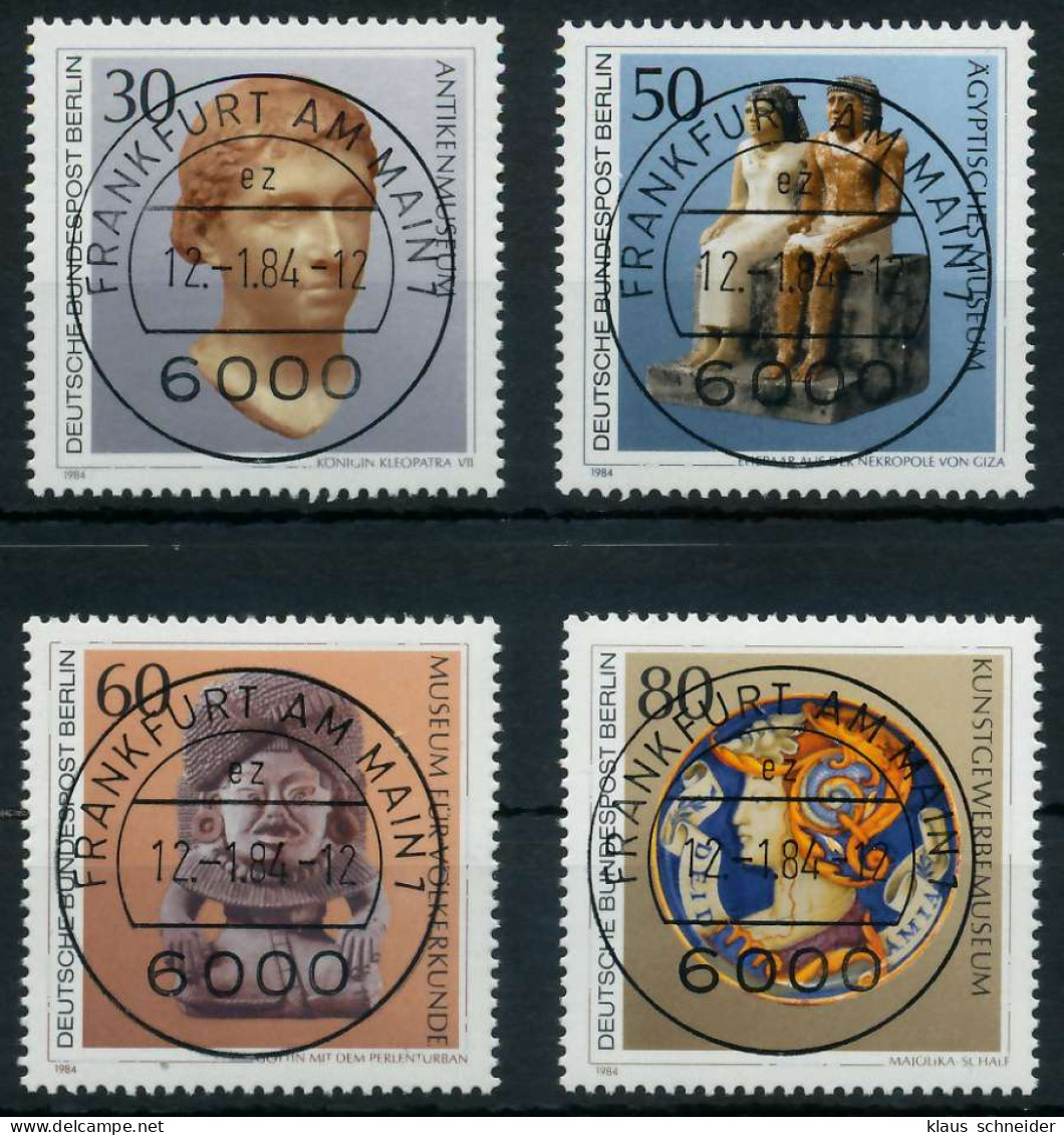 BERLIN 1984 Nr 708-711 Zentrisch Gestempelt X91D34E - Used Stamps