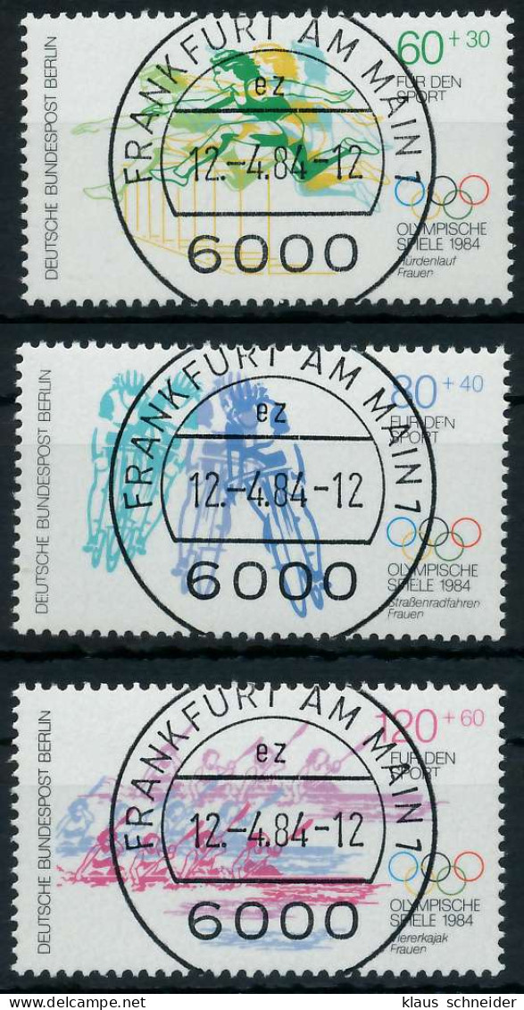BERLIN 1984 Nr 716-718 Gestempelt X91D35E - Oblitérés