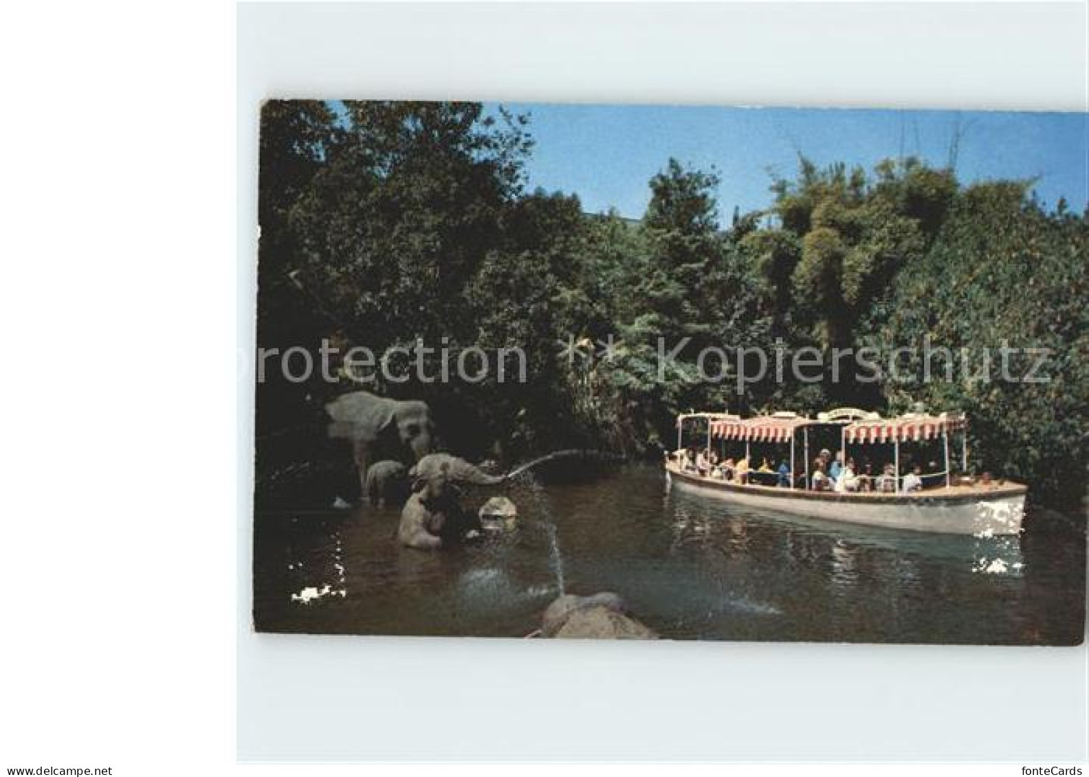 11776143 Disneyland_California Elephant Bathing Pool Boot  - Altri & Non Classificati